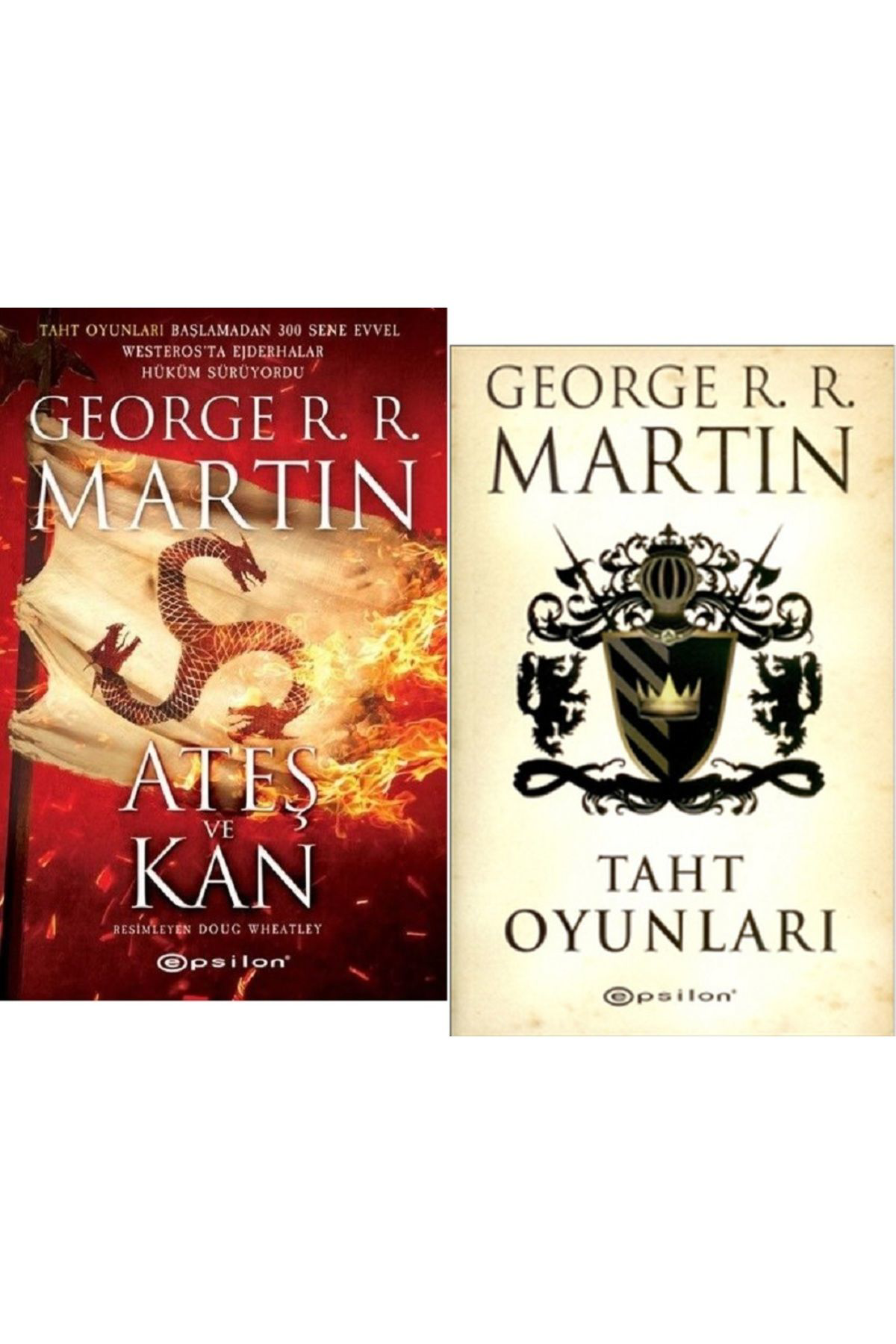 Ateş ve Kan + Taht Oyunları / 2 Kitap Set