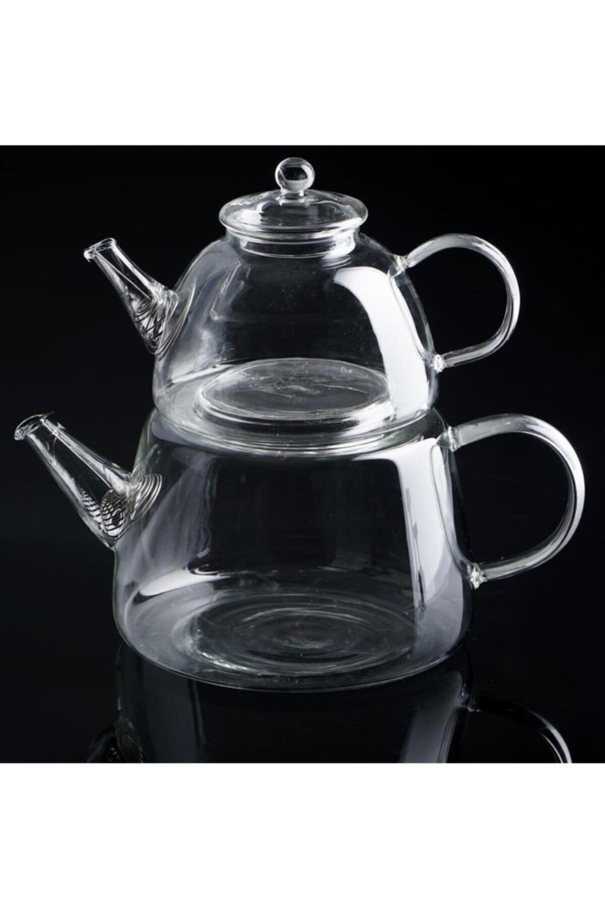 Sinemstyle Ateşe Dayanıklı Tombul Borosilikat Çaydanlık