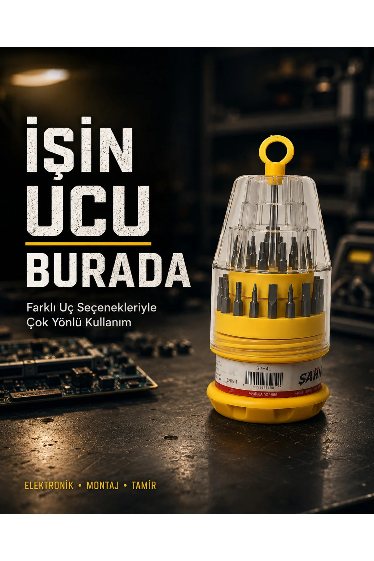 Ateşe Dayanıklı Tornavida Seti Elektronik Tamir İçin Çok Uçlu Ateşe Dayanıklı Tornavida Seti Elektronik Tamir İçin Çok Uçlu
