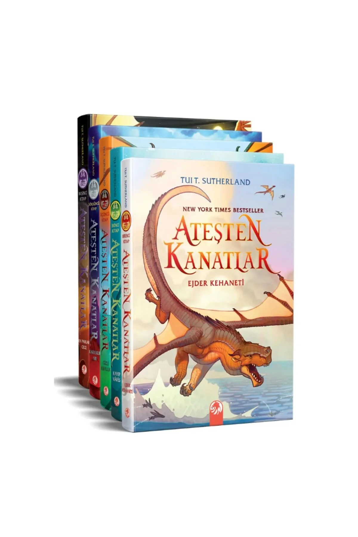 Ateşten Kanatlar Serisi, Tui T. Sutherland, 5 Kitap Set, Ejder Ke