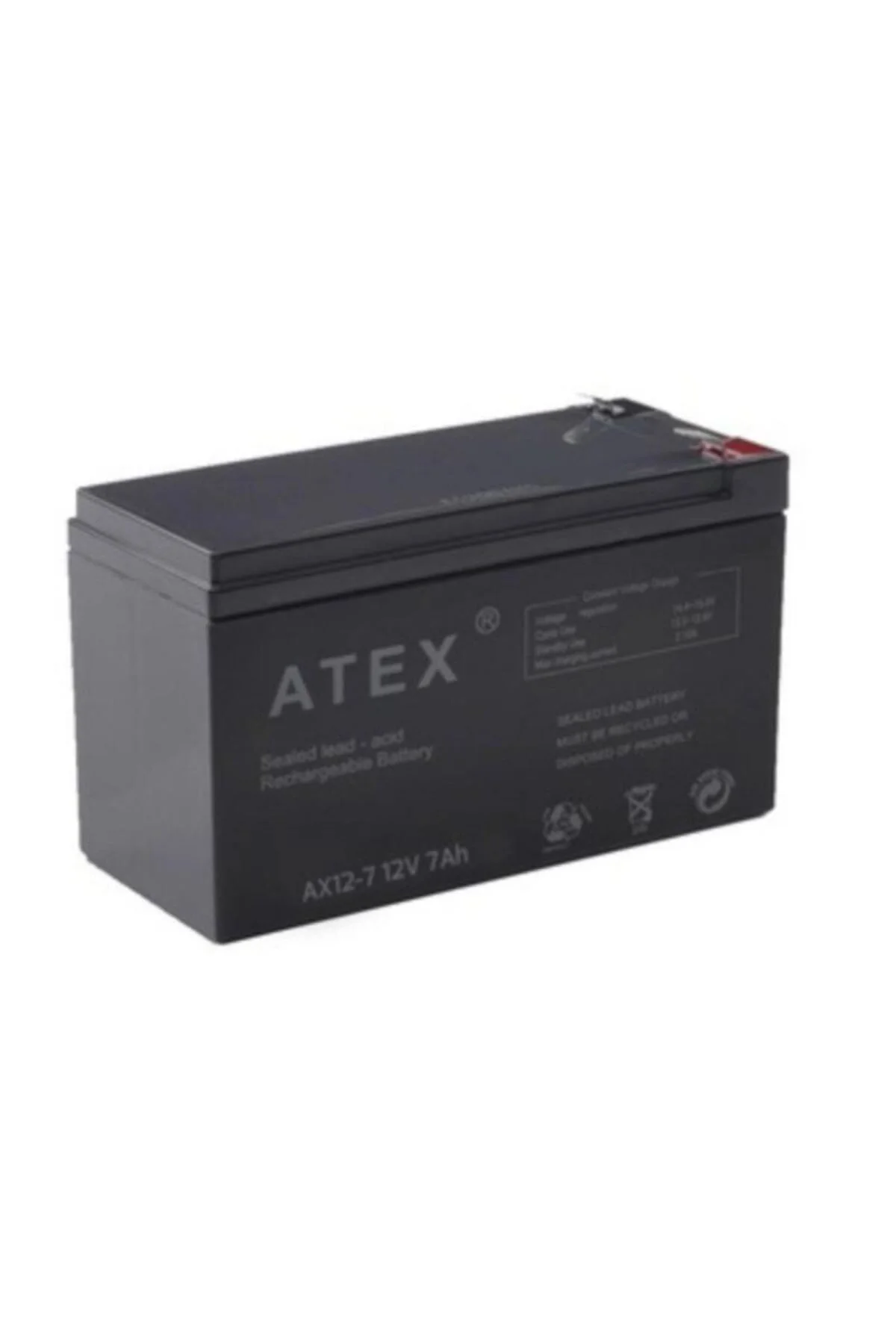 Atex 12 V 7 Ah Kuru Akü