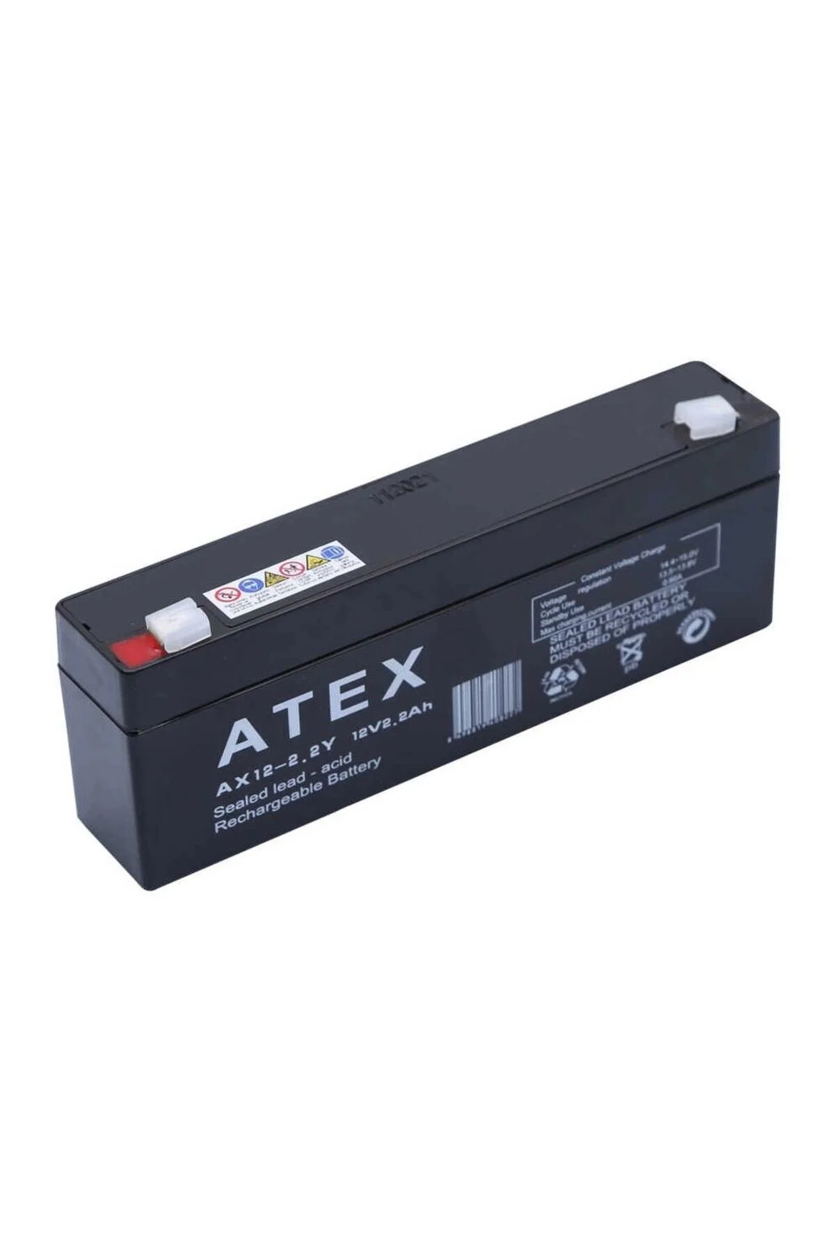 Atex Ax12-2.2 12v 2.2ah Yatay Akü
