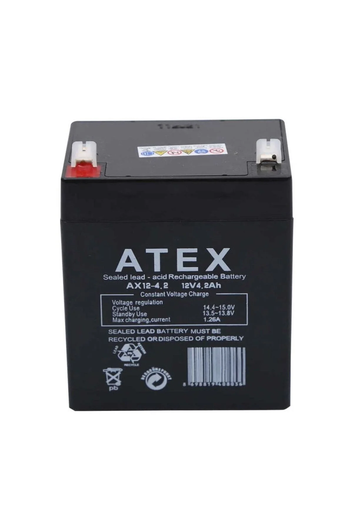 Atex Ax12-4.2 12v 4.2ah Akü