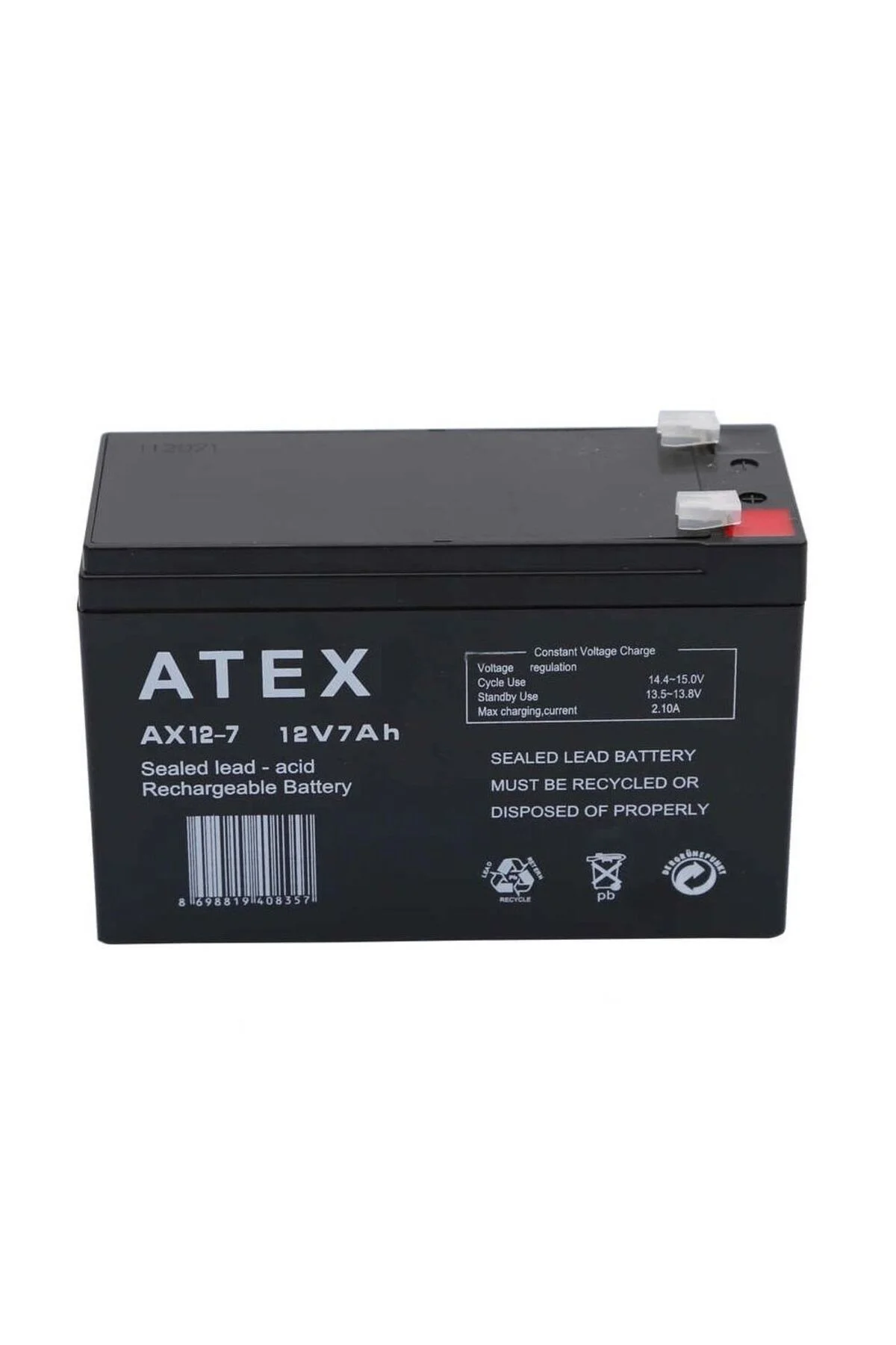 Atex Ax12-7 12v 7ah Akü