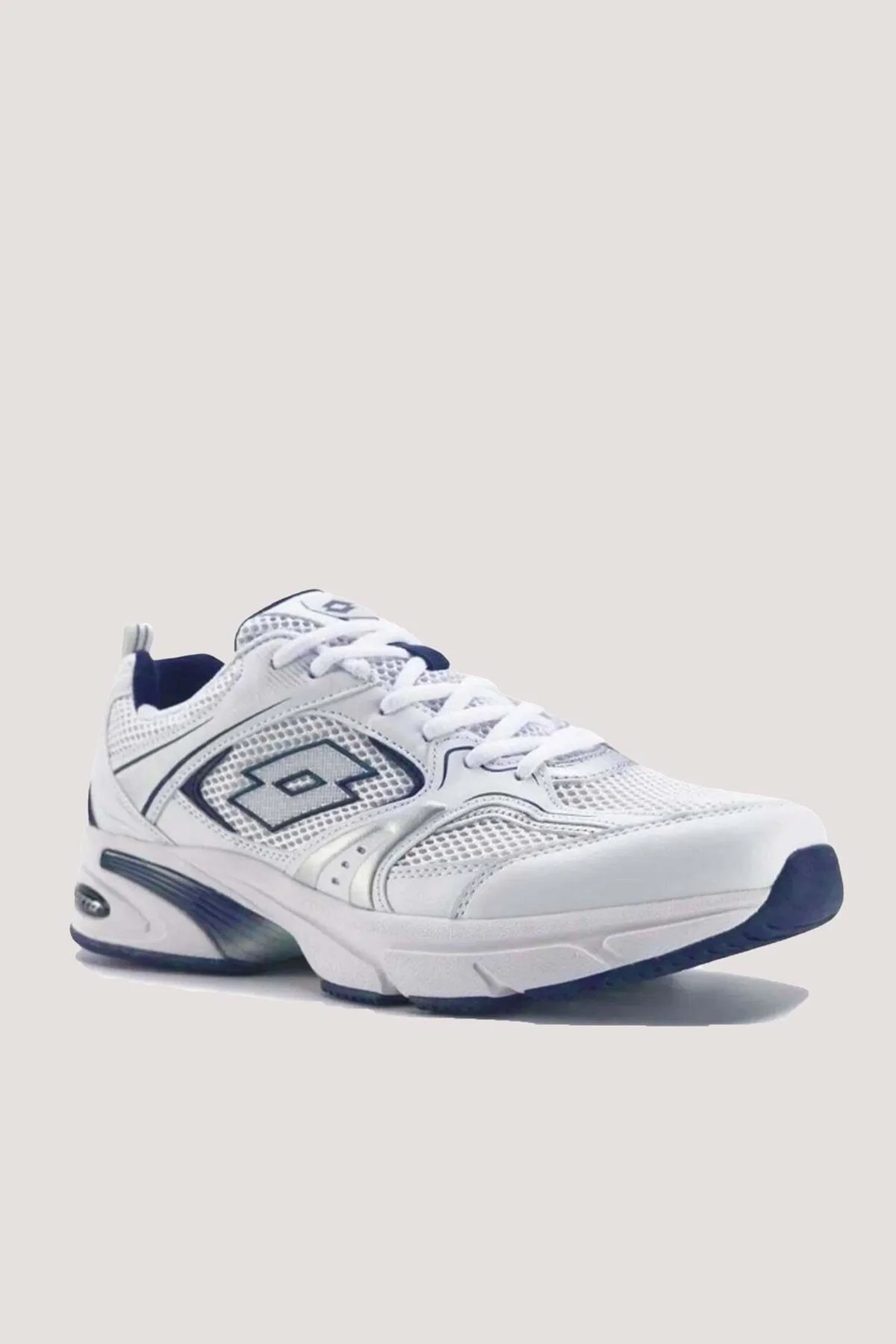 Athens Wmn 4PR Unisex Spor Ayakkabı - Beyaz-Lacivert - 38