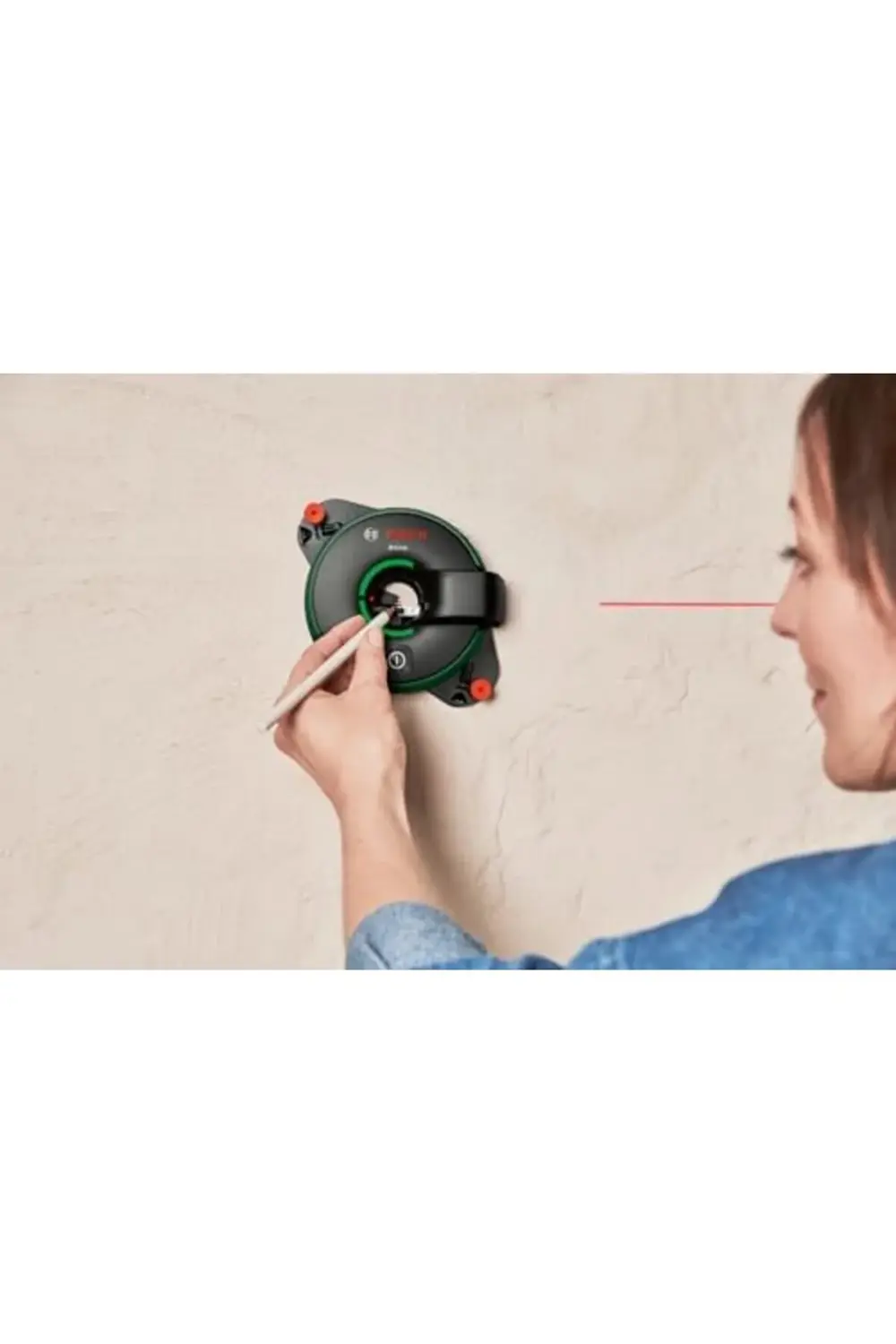 & Atino Çizgi (2,2 m Çalışma Alanı, +- 0,3°, 1 x AA Pil, 1 x Jel