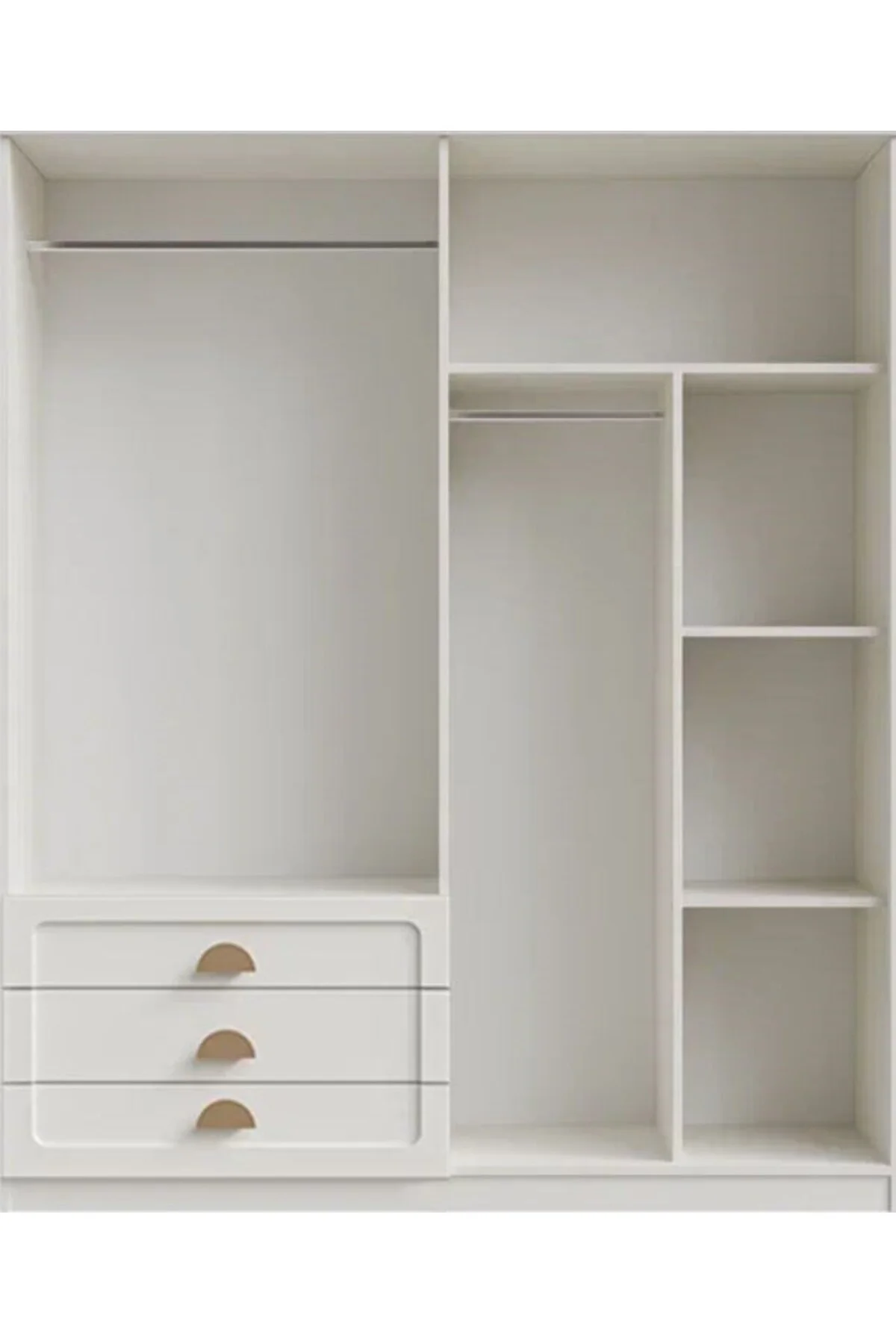 ATLANTİK MDF 4 KAPAKLI DOLAP Fiyatı, Yorumları ve Özellikleri