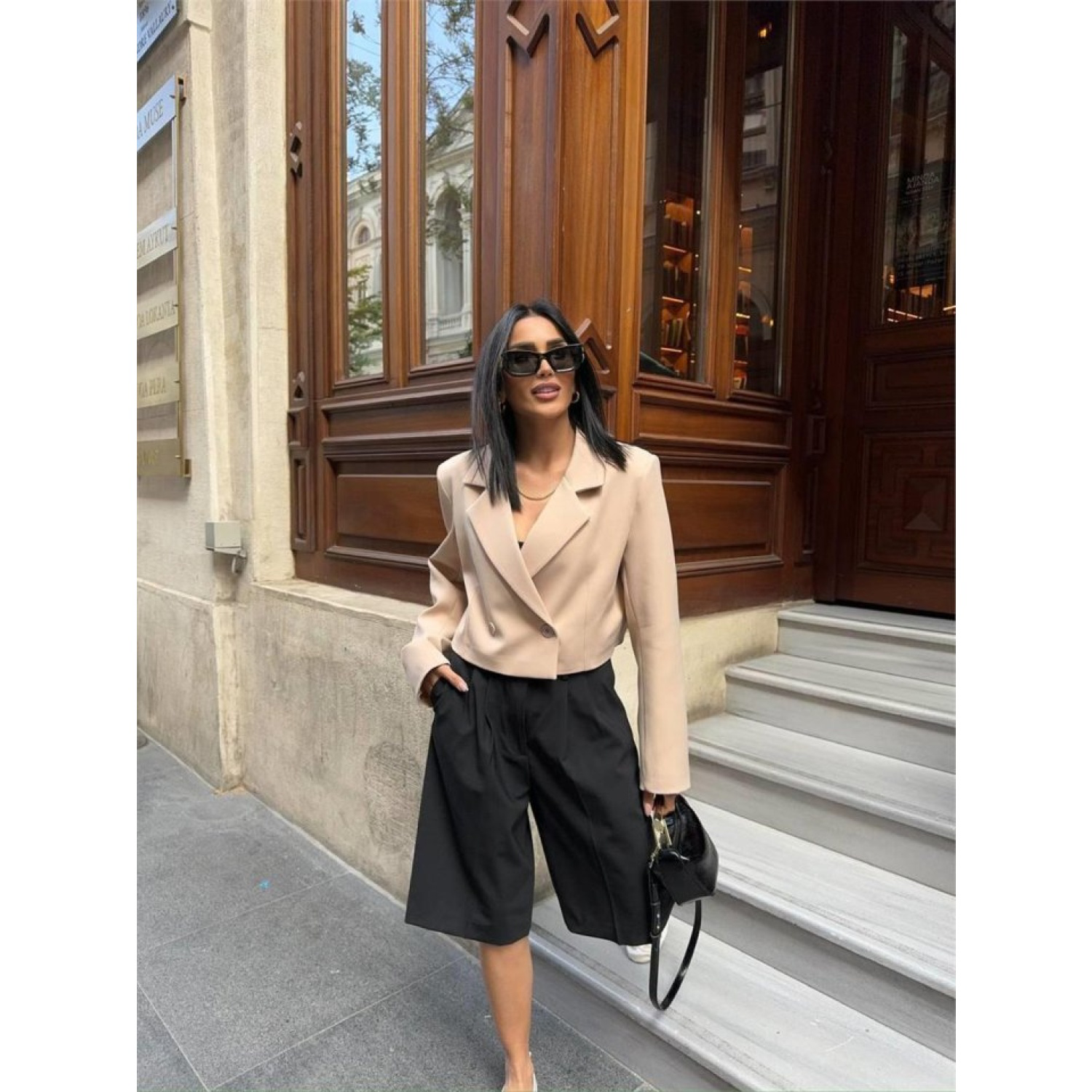 ATLAS CROP CEKET - Bej