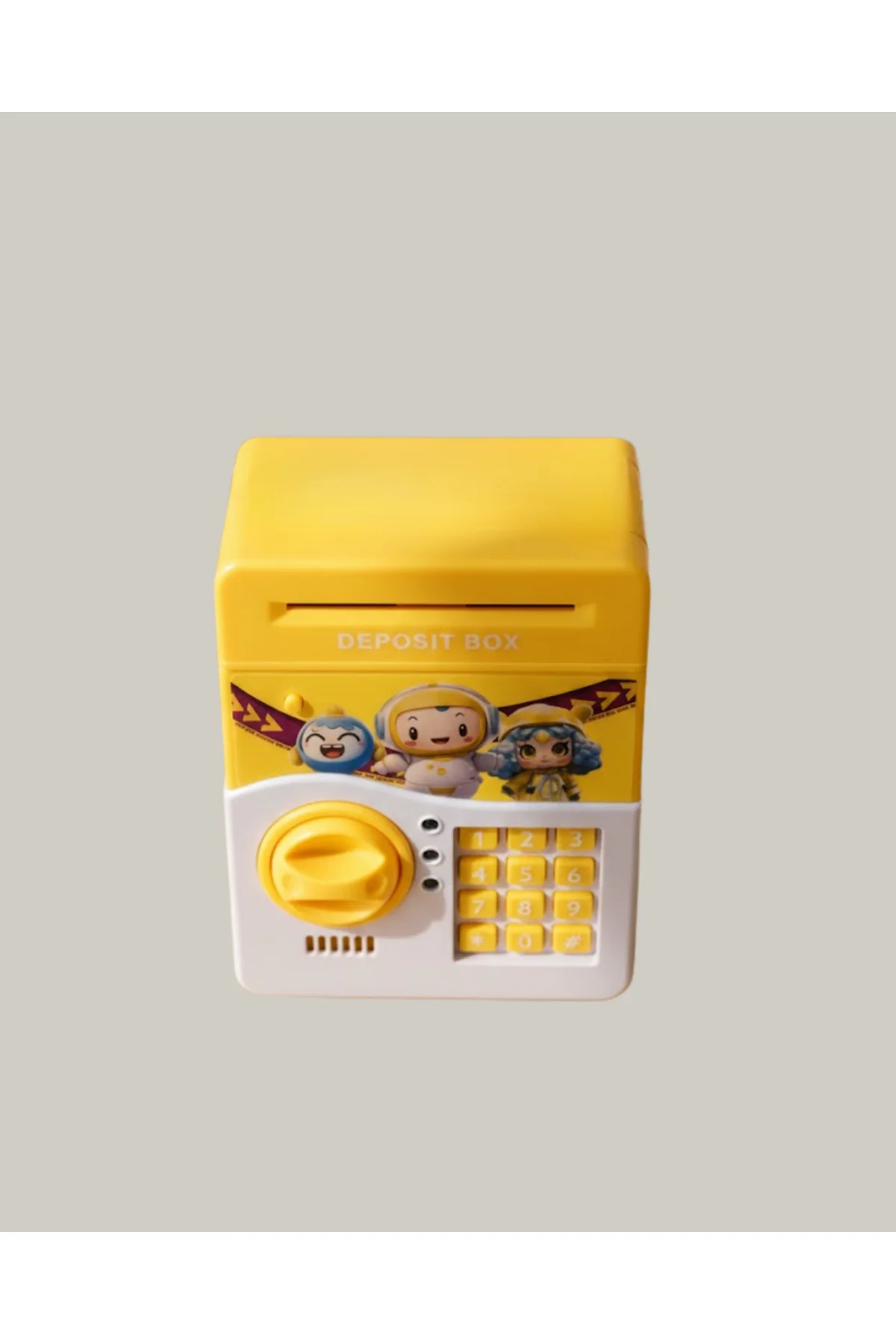 ATM Tasarımlı Sarı Işıklı Sesli Elektronik Kumbara - Lisinya