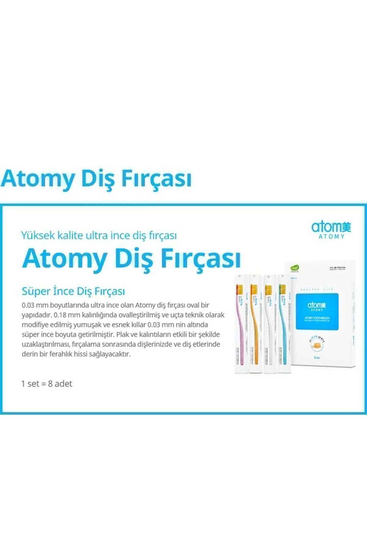 DİŞ FIRÇASI 8 ADET