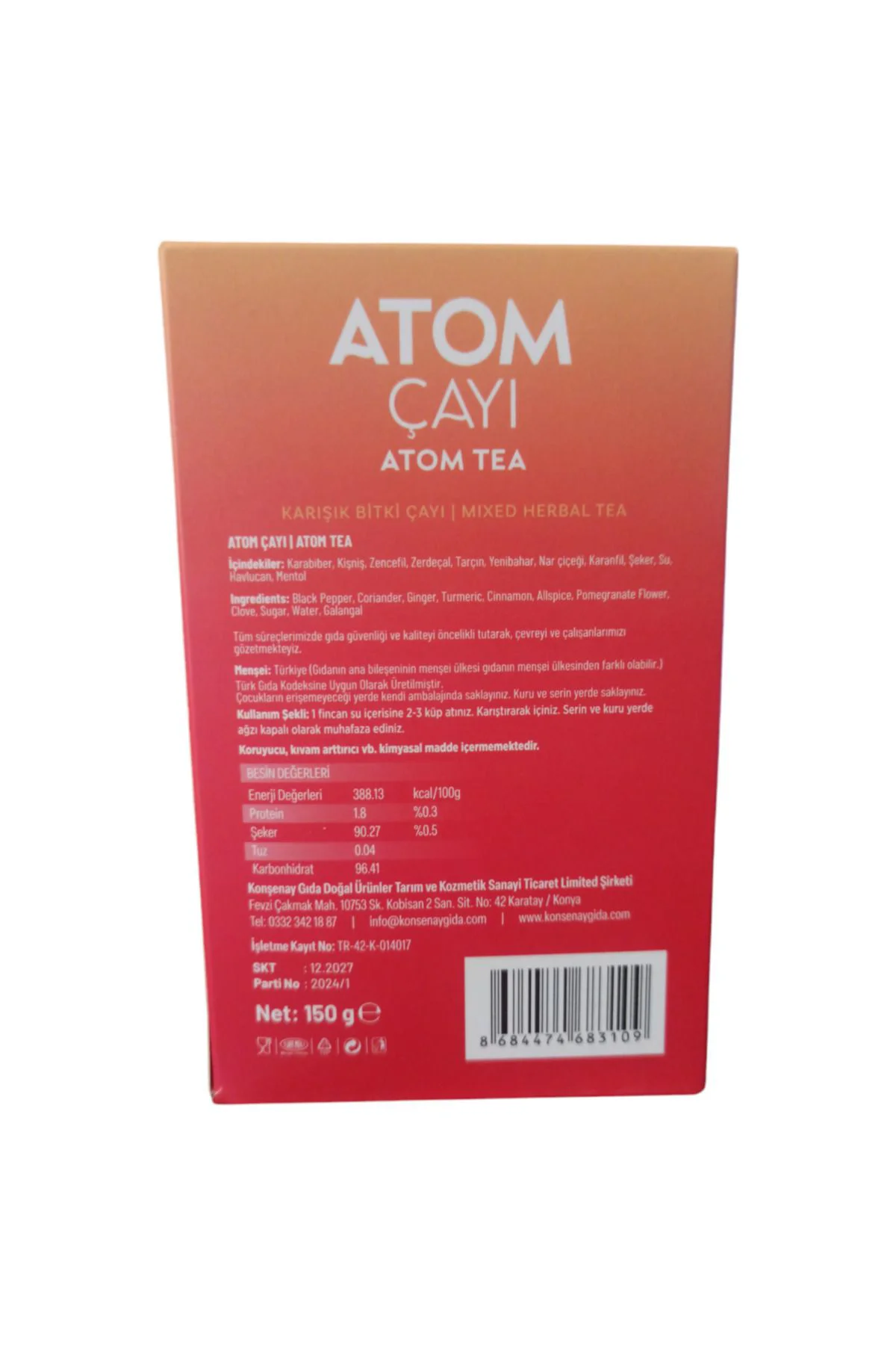 ATOM ÇAYI 150 GR - Görsel 4