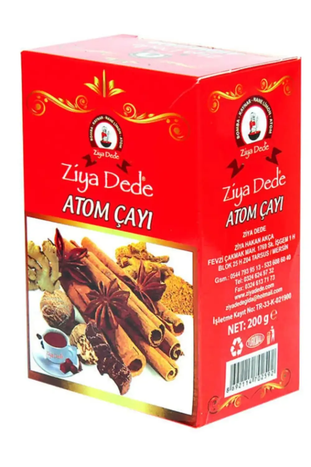 Atom Çayı 170 gr Kutu