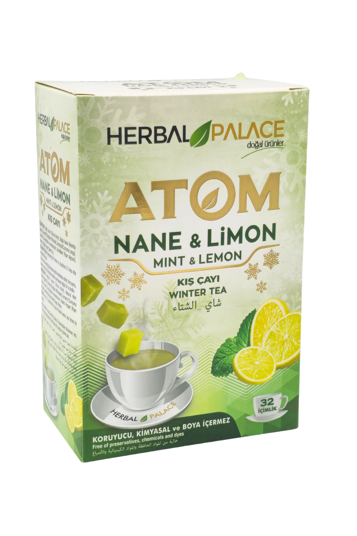 Atom Çayı Nane Limon Küp & Doğal Lezzet 150 GR