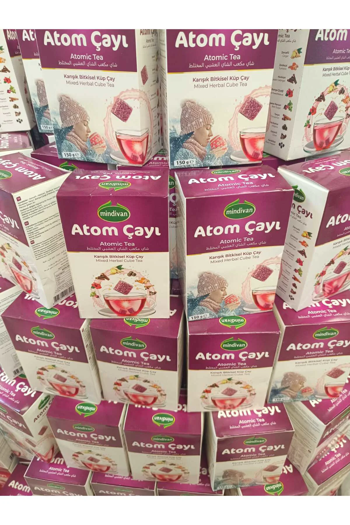 Atom Küp Şeklinde Kış Çayı 180g