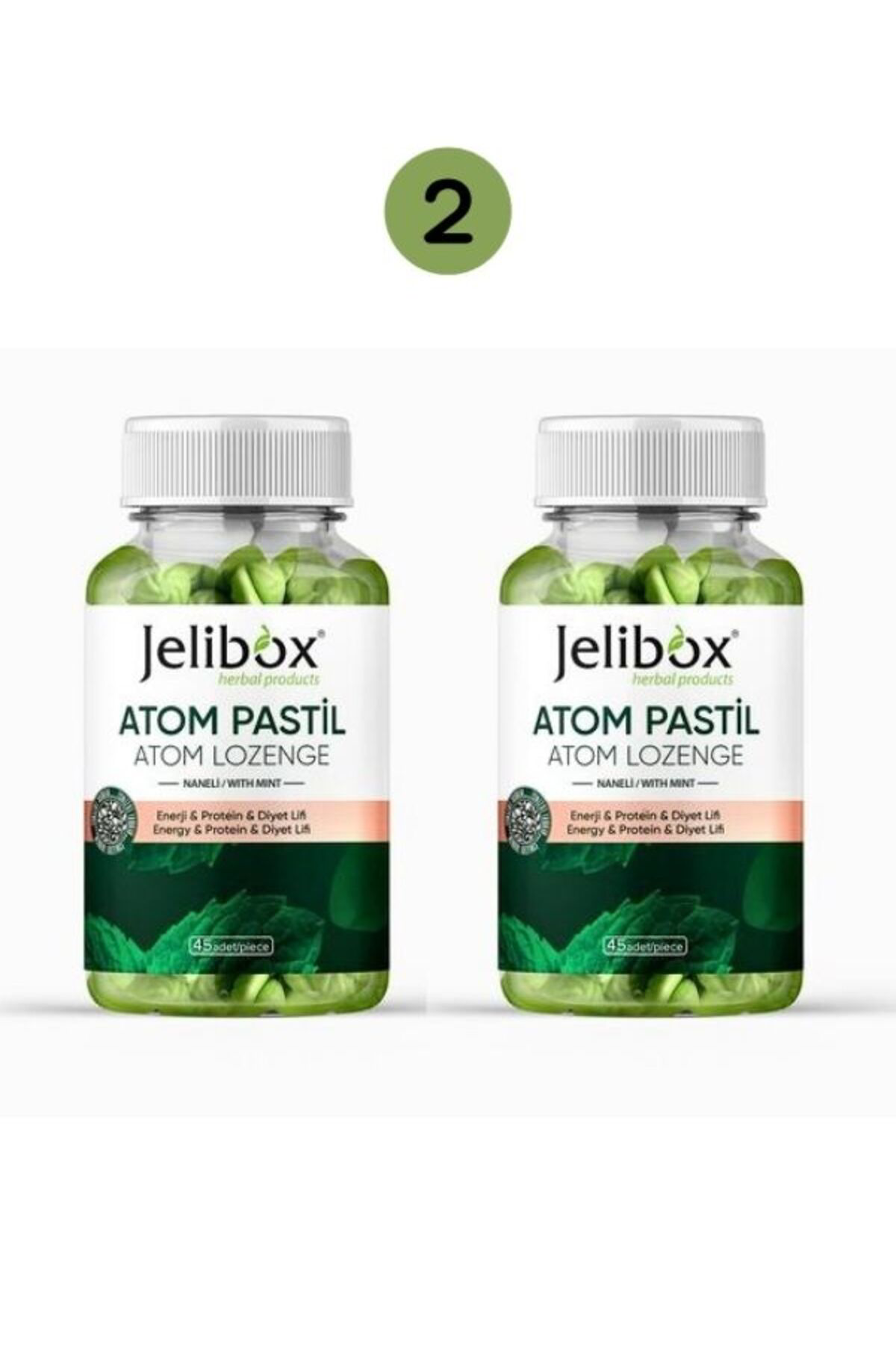 Atom Pastil Enerji Pastili Okaliptus, Nane, Tarçın, Portakal 2 AD