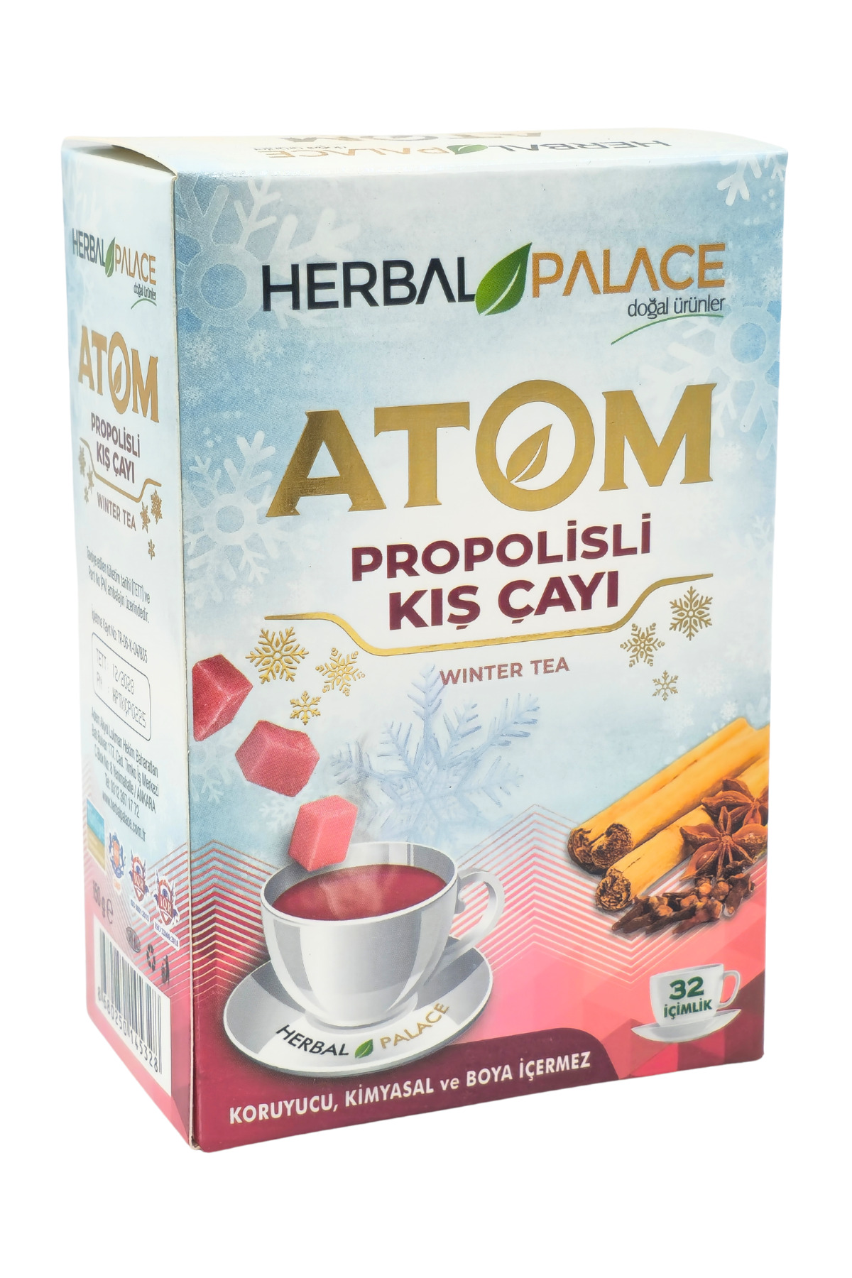 Atom Propolisli Kış Çayı Küp & 150 gr & X2 Adet