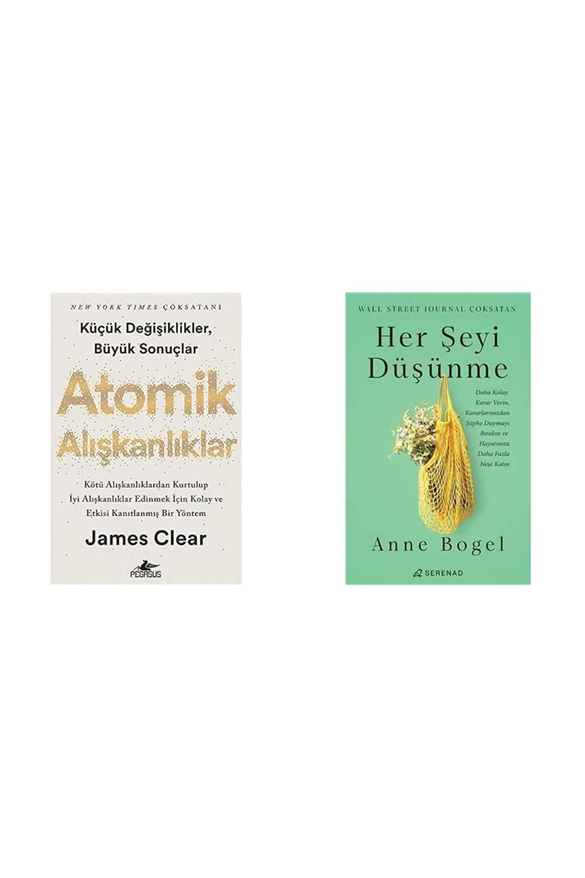 atomik aliskanliklar+her seyi dusunme=(2kitap)