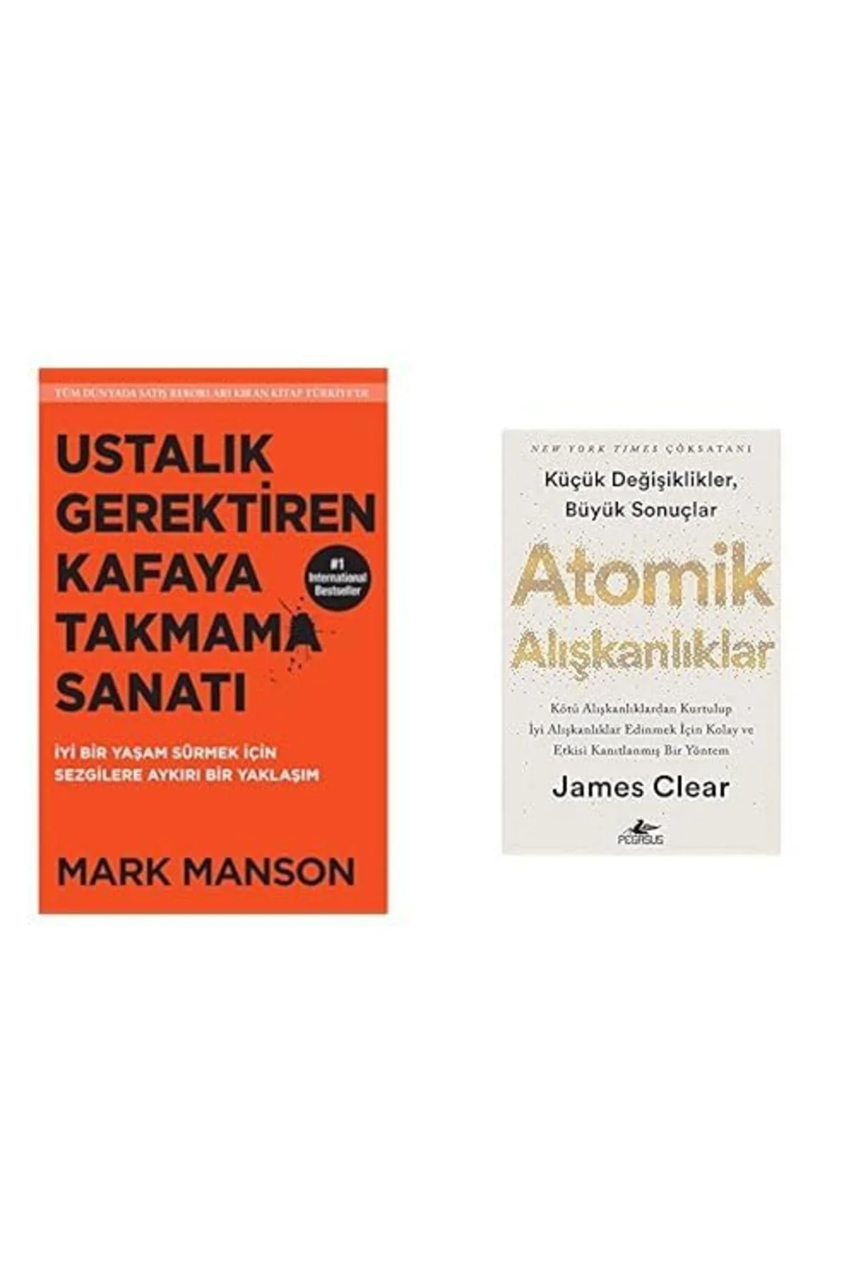 atomik aliskanliklar+ ustalik gerektiren kafaya takmama sanati=(2kitap) atomik aliskanliklar+ ustalik gerektiren kafaya takmama sanati=(2kitap)