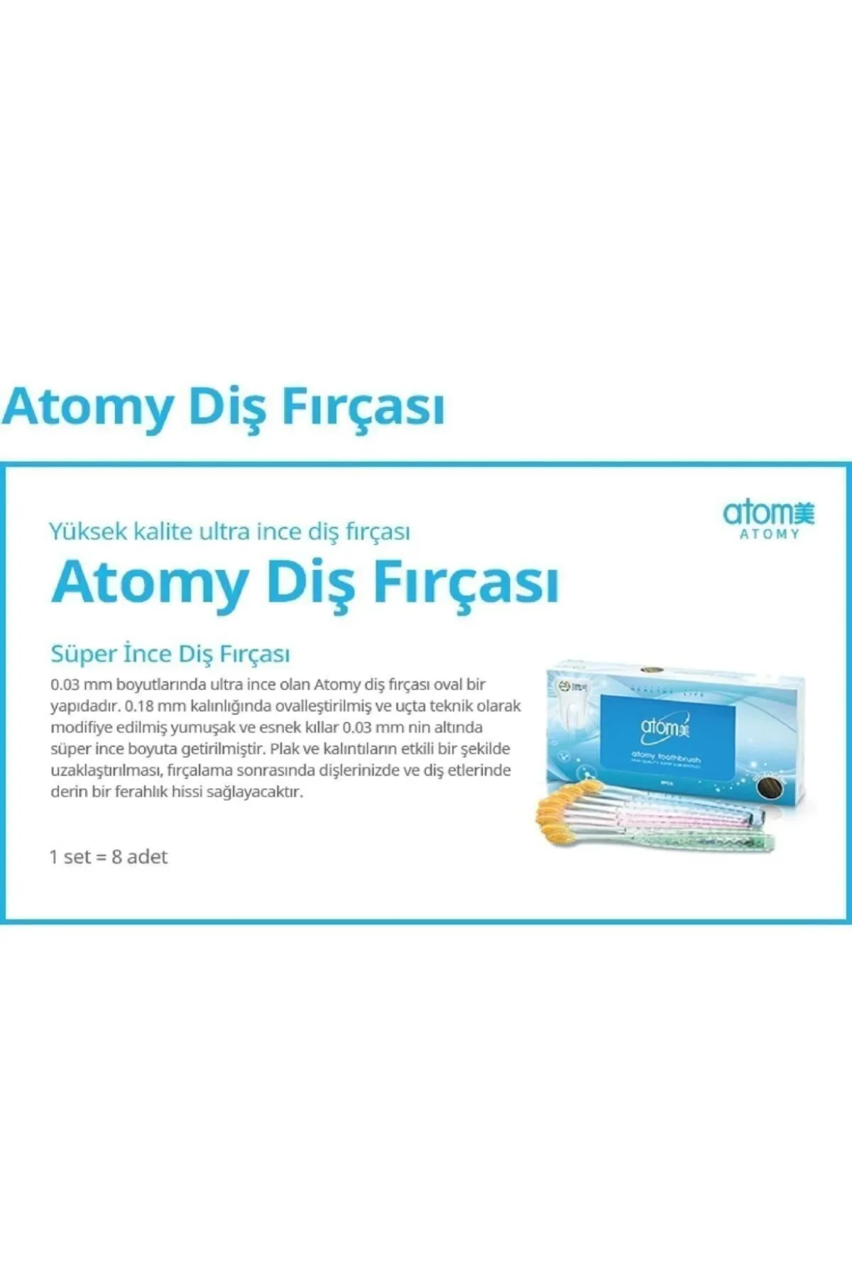 Atomy Diş fırçası 4 lü Fiyatı, Yorumları ve Özellikleri