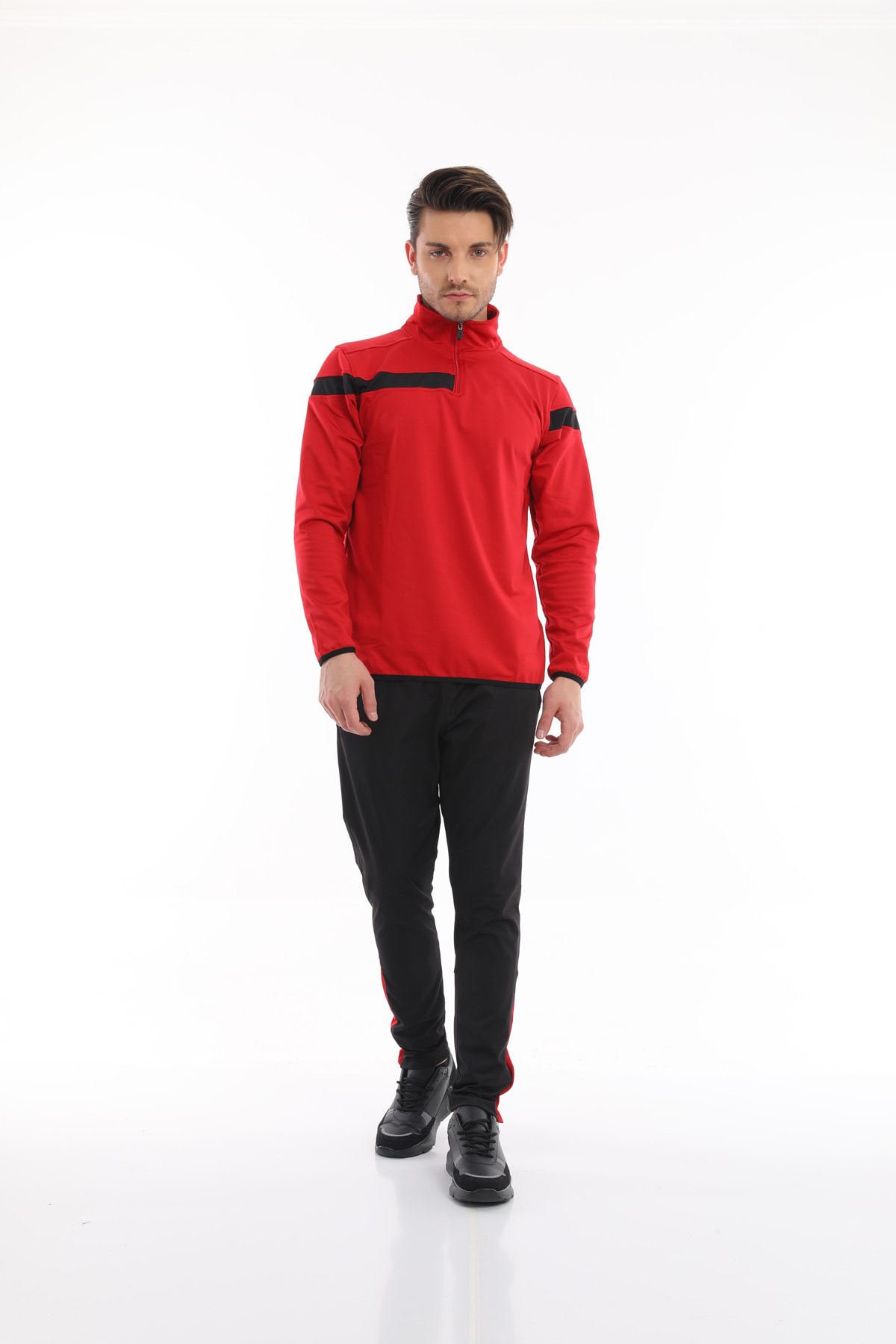 K18 Atrenman Eşofman Takımı Kırmızı