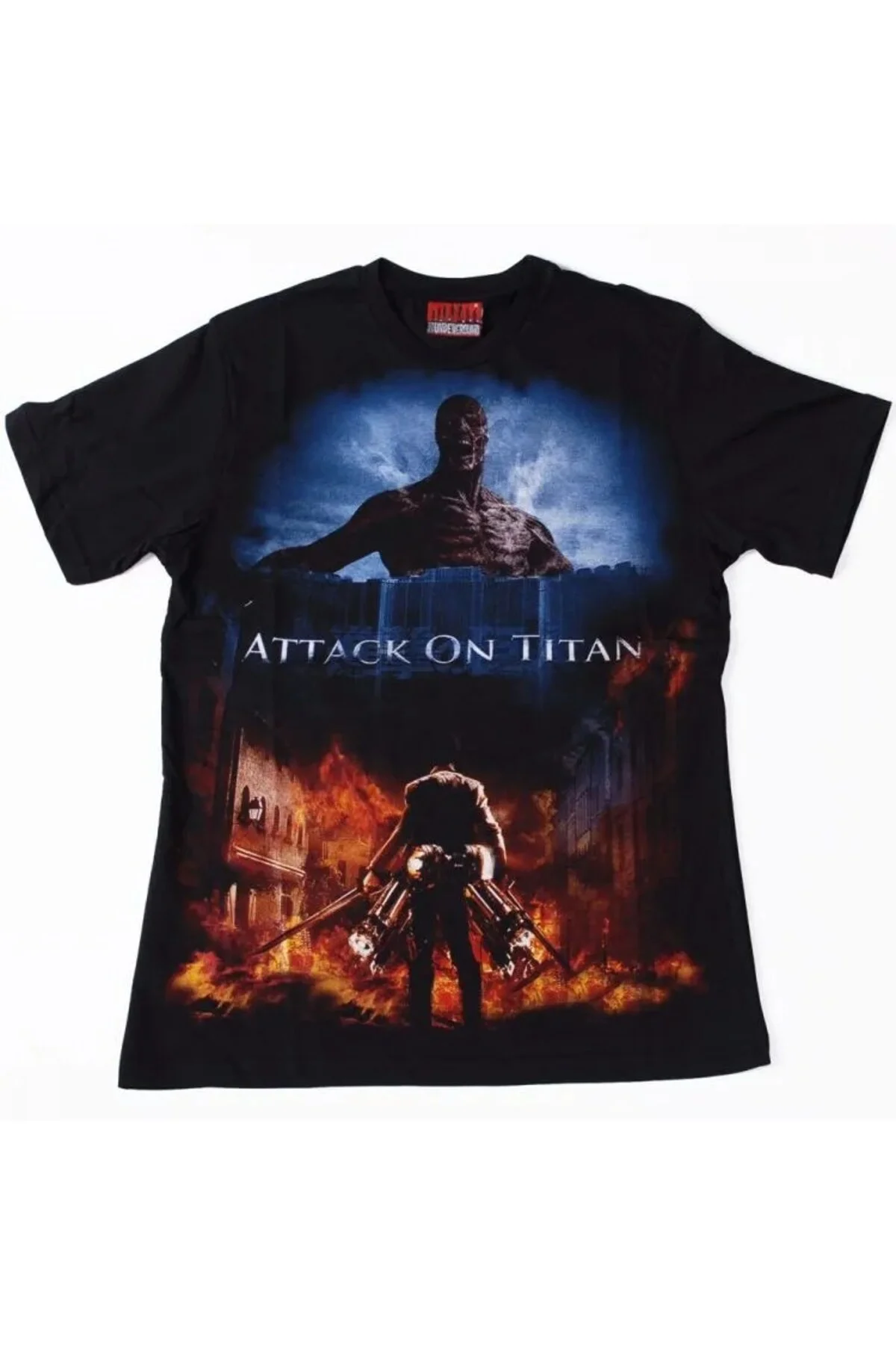 Attack On Titan No:1 Tişört Siyah