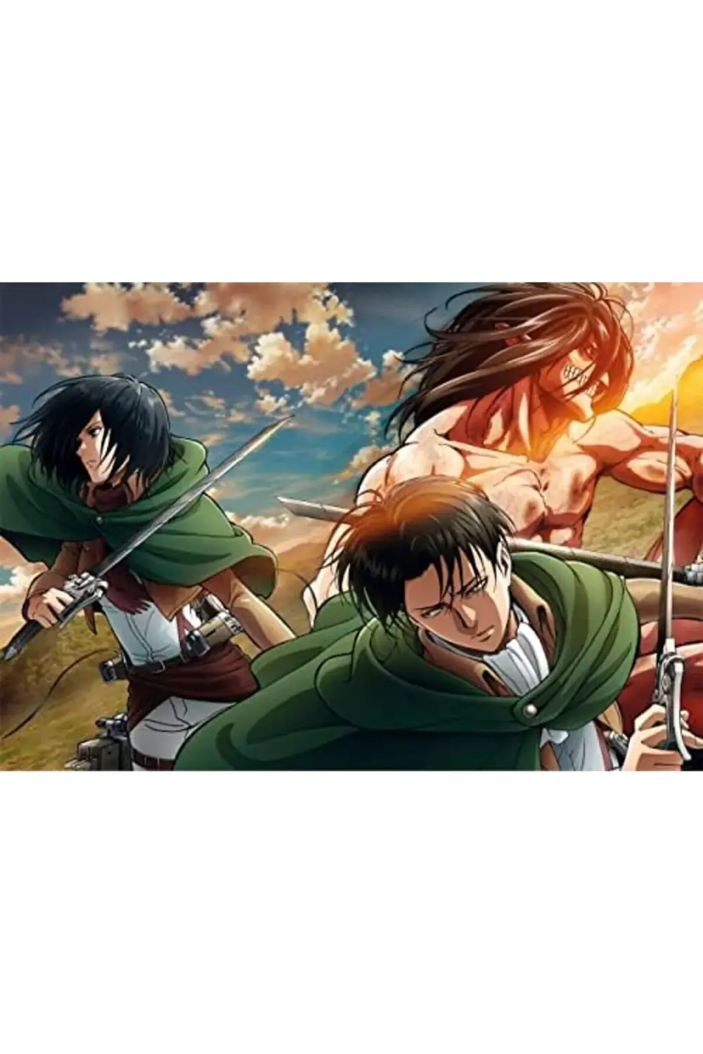Attack on Titan Yapboz 500 Parça - Manga & Hayranları için Döşeme
