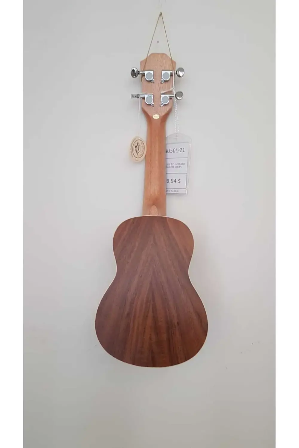 AU50L-21 UKULELE 21" SOPRANO UNIVERSE SERIES UKULELE -SOPRANO- "U