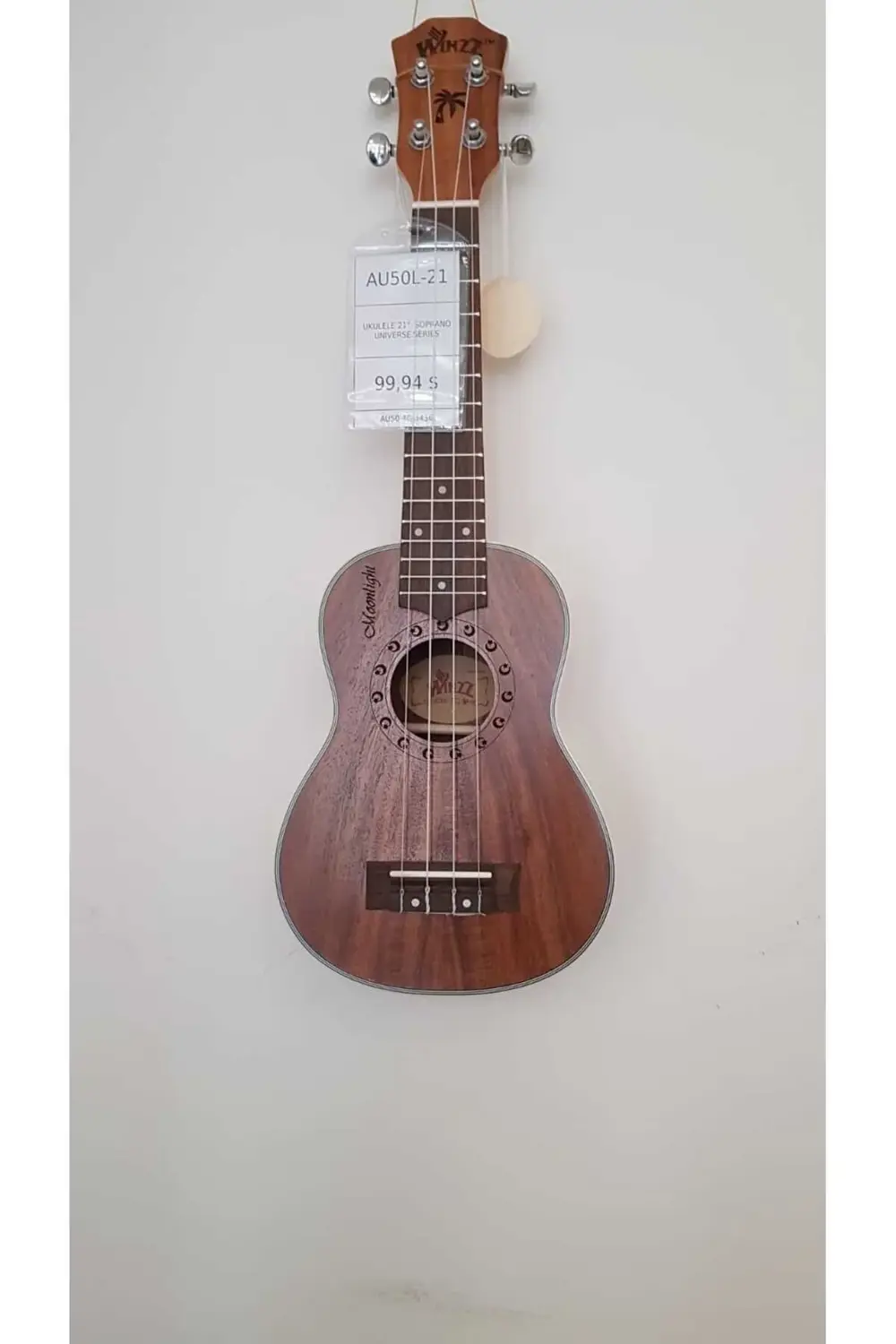 AU50L-21 UKULELE 21" SOPRANO UNIVERSE SERIES UKULELE -SOPRANO- "U