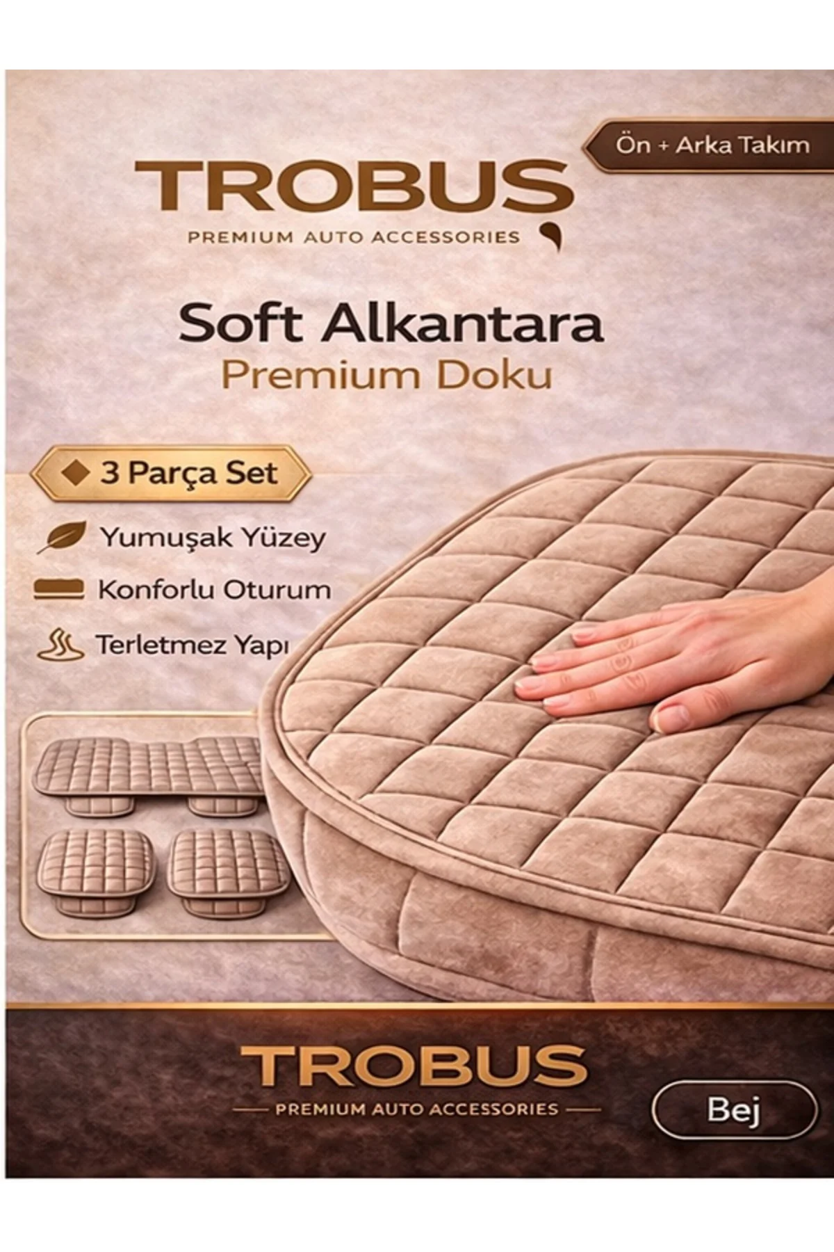 Audi A-3 2003 - 2011 Uyumlu Soft Alkantra 3 Parça Süet Oto Koltuk Minderi Terletmez Kaymaz Taban Bej Audi A-3 2003 - 2011 Uyumlu Soft Alkantra 3 Parça Süet Oto Koltuk Minderi Terletmez Kaymaz Taban Bej