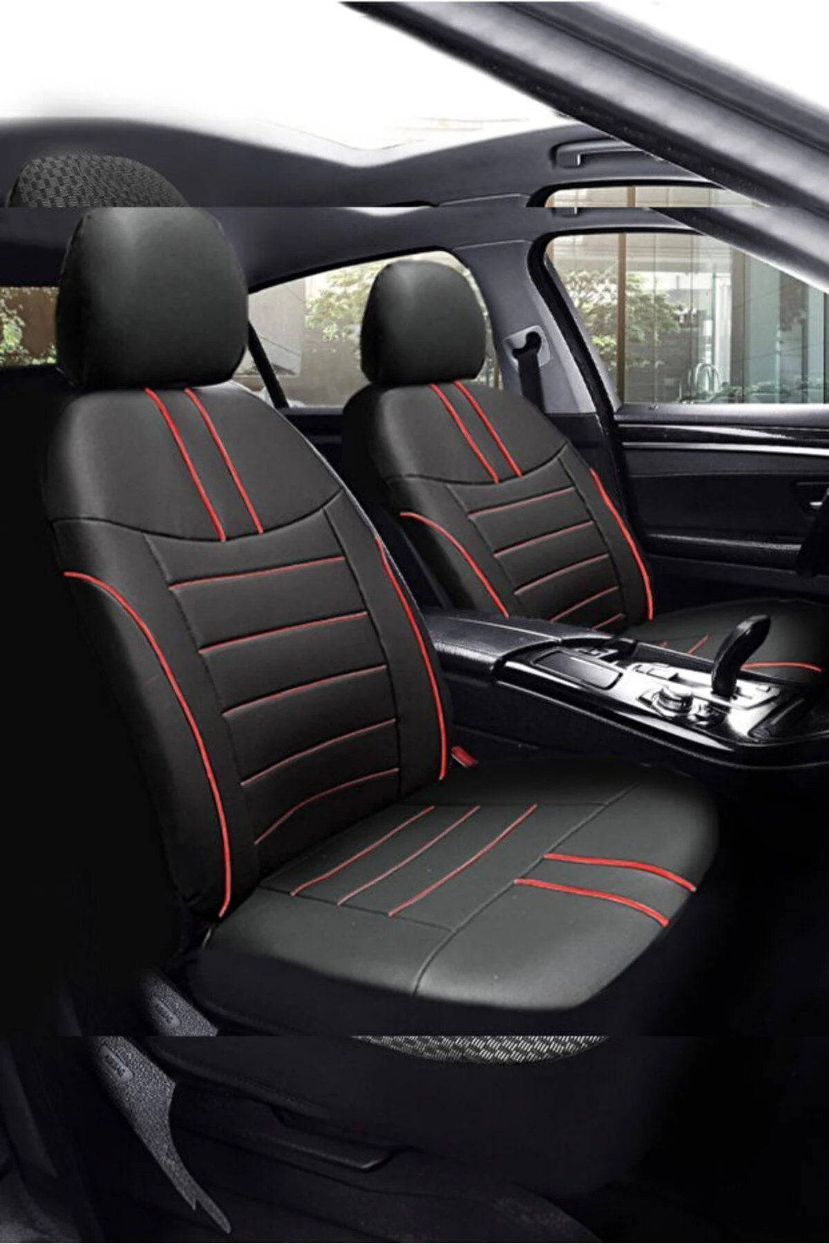 Audi A-5 Quattro Suv 2015 - 2019 Aracınıza Uyumlu Koltuk Kılıfı Luxe Deri Siyah Kırmızı Fiyatı, Yorumları ve Özellikleri