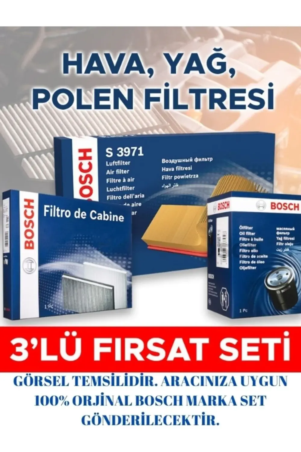 Audi A3 2.0 Benzin Kw188 Manuel Fıltre Seti 2003-2008 -P9243-CUK2