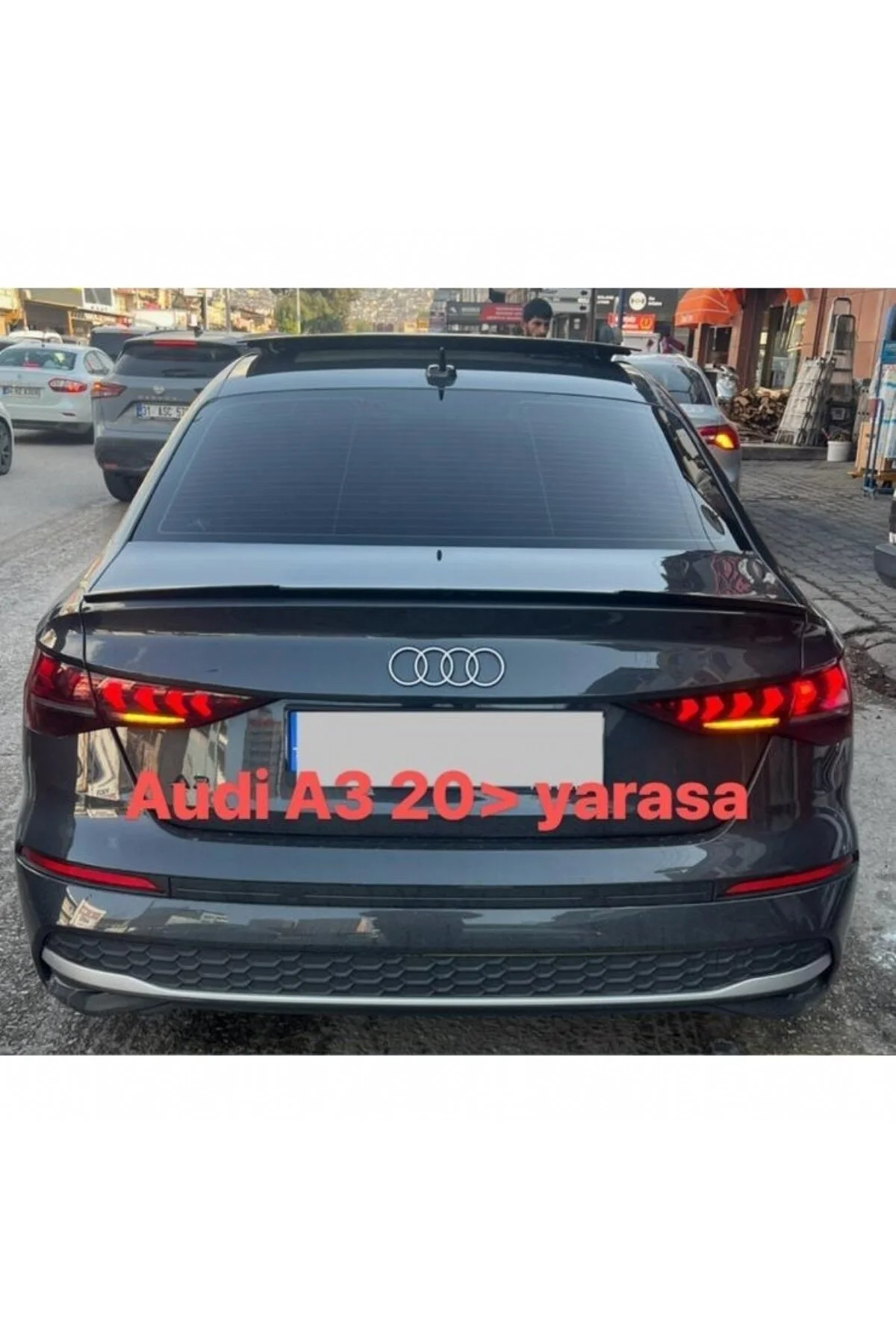 AUDİ A3 2020- YARASA BOYALI PLASTİK SPOİLER AUDİ A3 2020- YARASA BOYALI PLASTİK SPOİLER