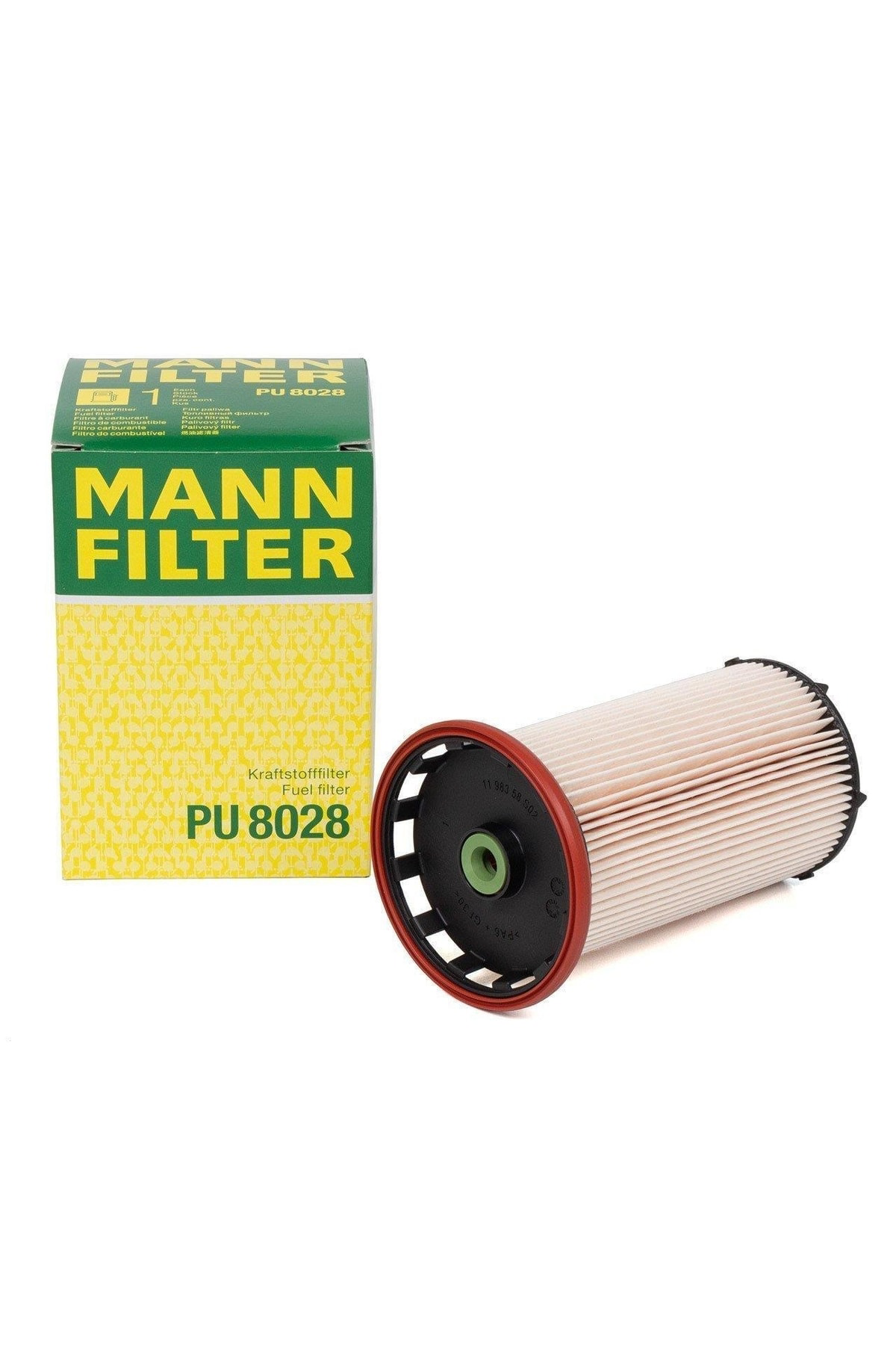 Mann Filter Audi A3 (8Va/8Vs/8V7) 1.6 Tdi 81Kw 110Hp Yakit Mazot Filtresi Pu8