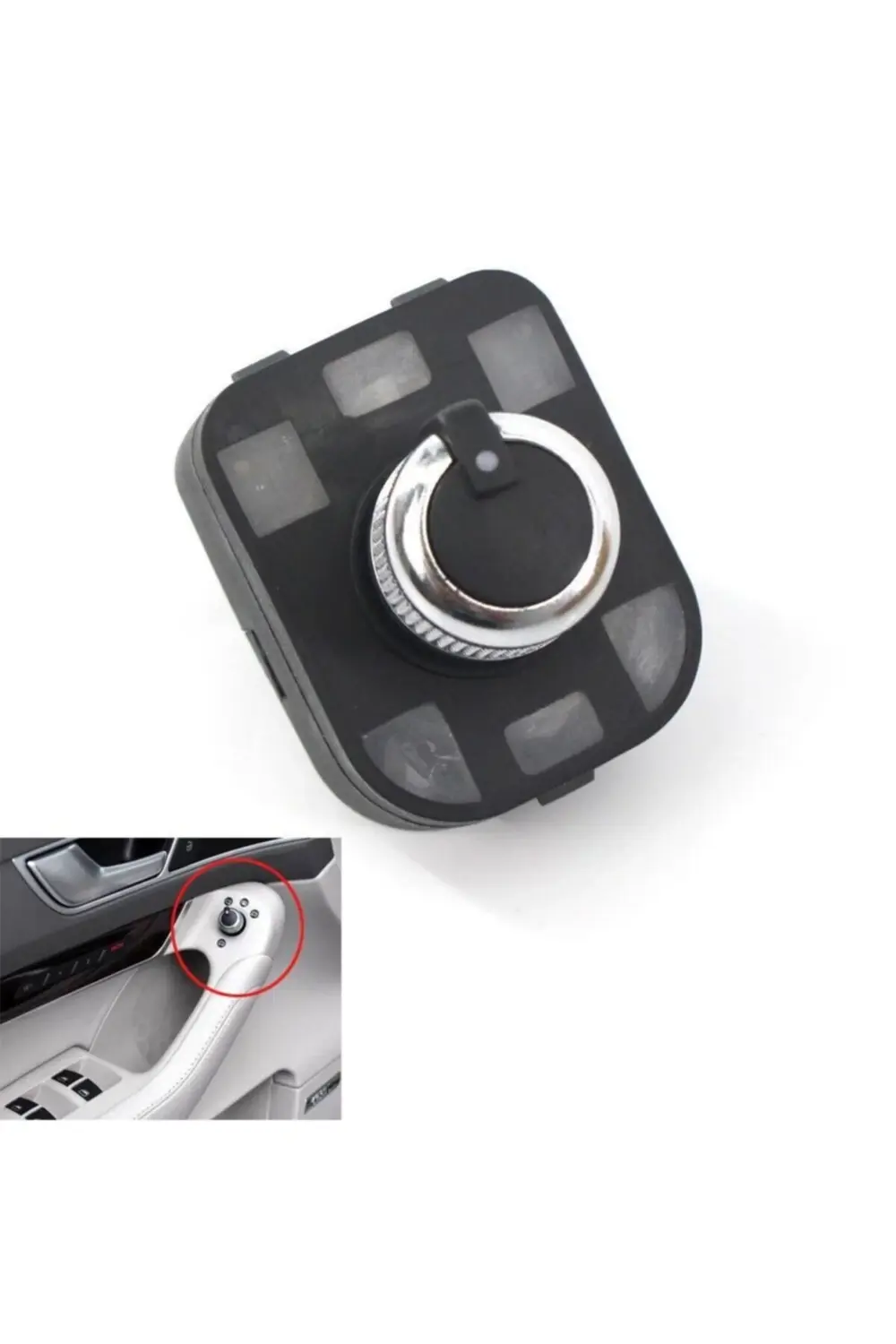 Audi A3 - A4 - A6 - Q7 Uyumlu Ayna Ayar Düğmesi