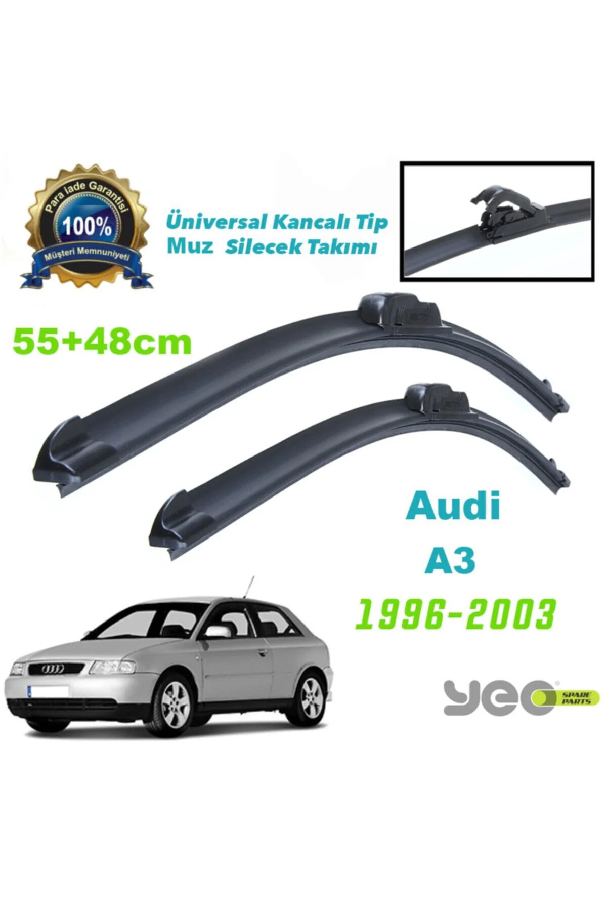Audi A3 Aeroflex Muz Silecek Takımı