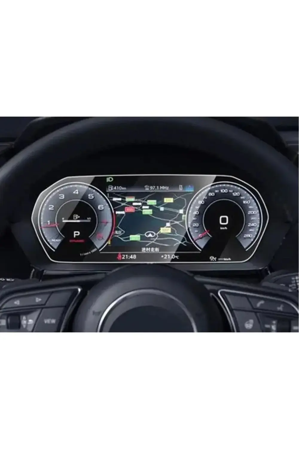 Audi A3 Dijital Hayalet Gösterge 12.3 Inç Uyumlu 9H Nano Ekran Ko