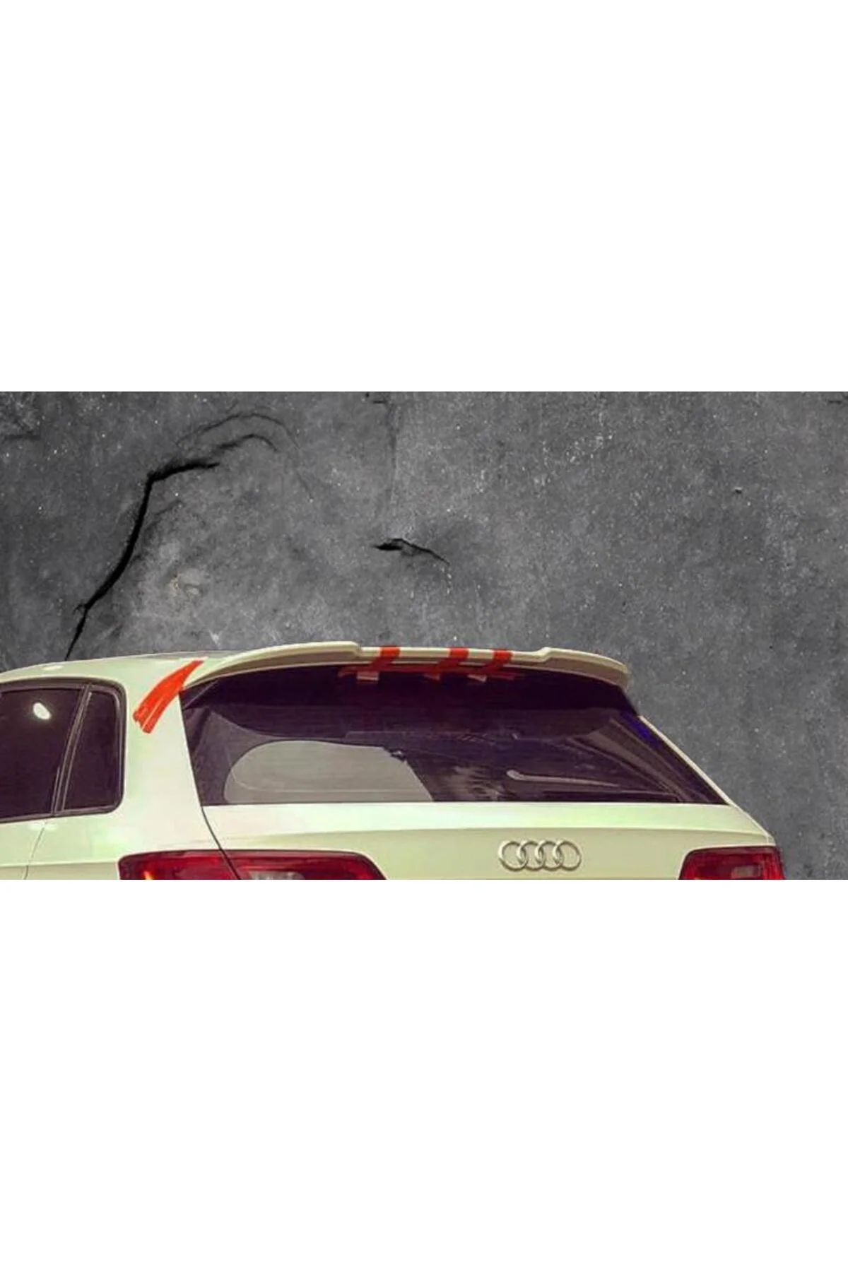 AUDİ A3 HB 2013-2016 ASTARLI ANATOMİK SPOİLER - Görsel 2