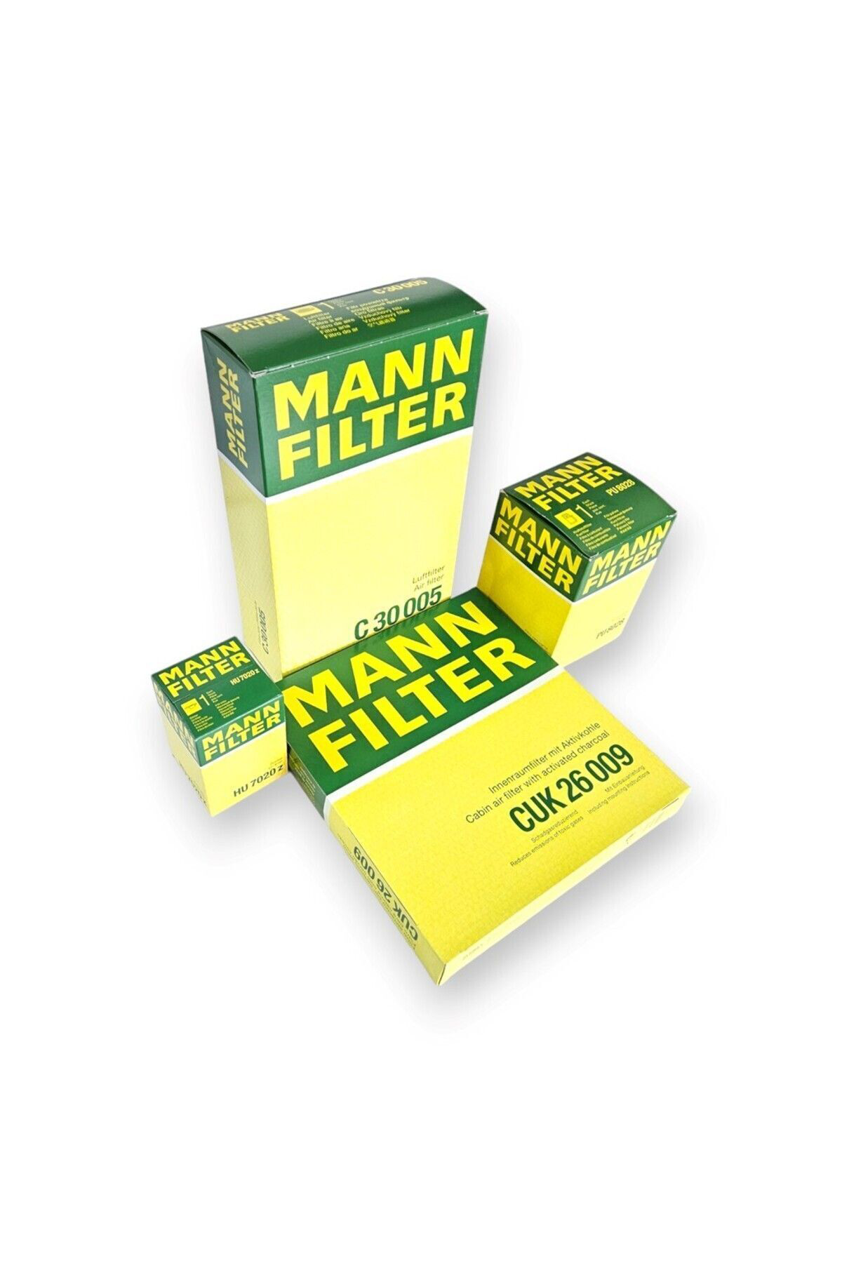 Mann Audi A3 Hb1.6 Dizel Filtre Seti 2017-2020 +Delphi 5W30 5Lt Dpf Li