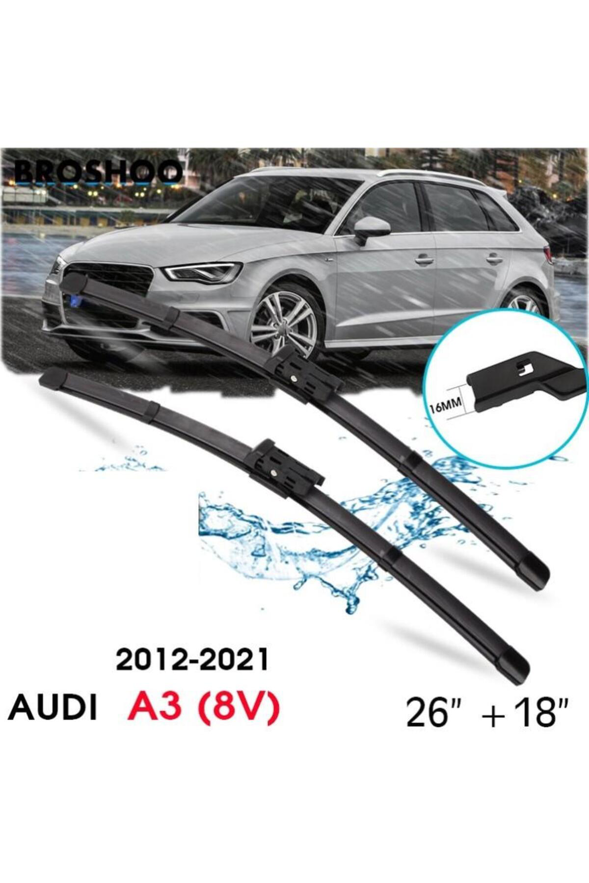AUDİ A3 ÖN CAM MUZ SİLECEK SETİ 2012--2021