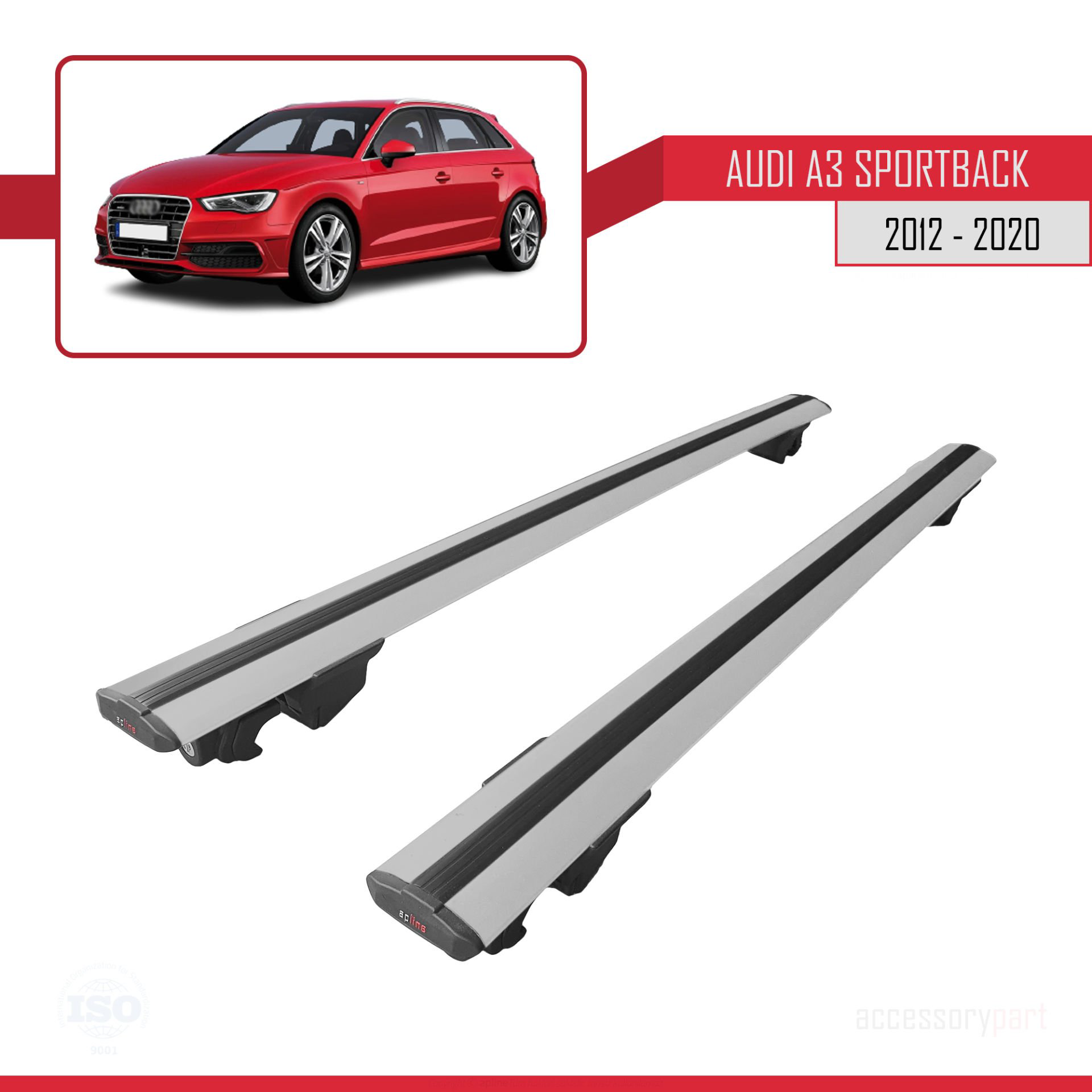 Audi A3 Sportback 2012-2020 Arası ile uyumlu HOOK Model Anahtar K