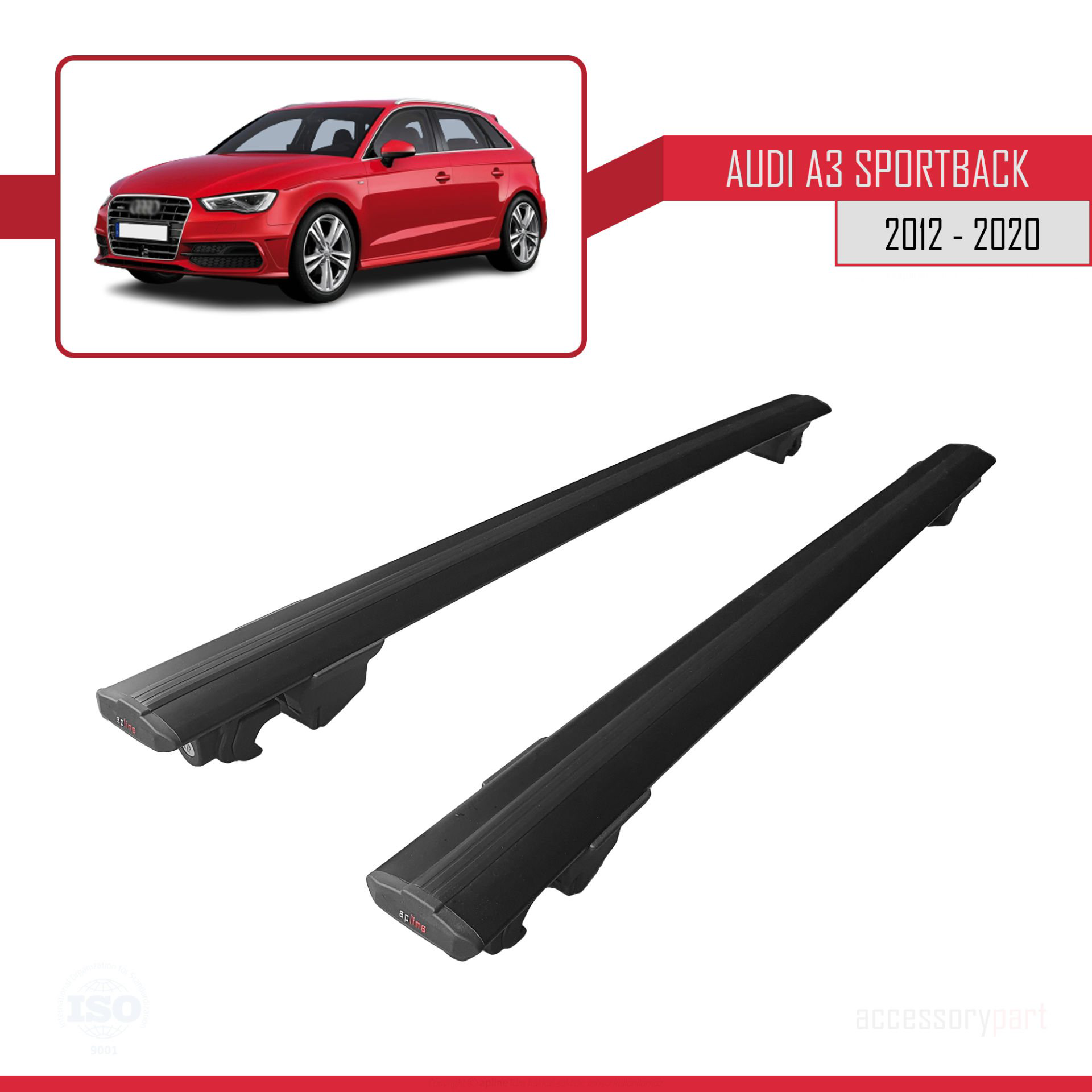 Audi A3 Sportback 2012-2020 Arası ile uyumlu HOOK Model Anahtar K