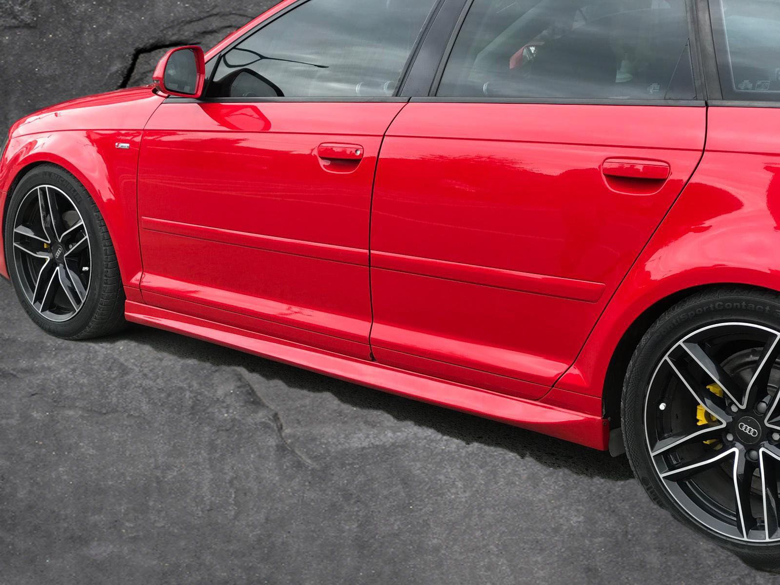 Audi A3 Uyumlu Hatchback R Yan Marşpiyel Boyalı 2005-2012 Arası