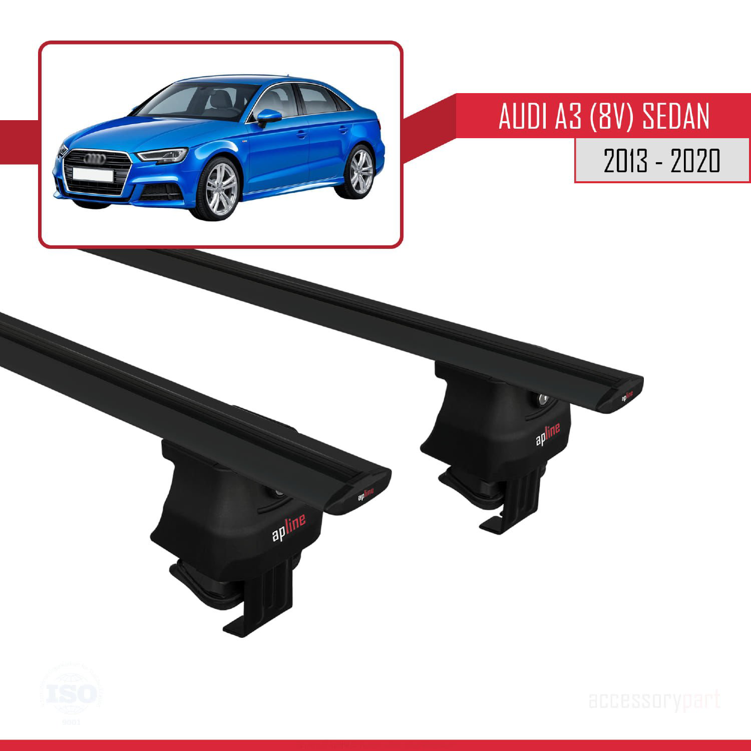 Audi A3/S3 (8V) Sedan 2013-2020 Arası ile uyumlu ACE-4 Ara Atkı T