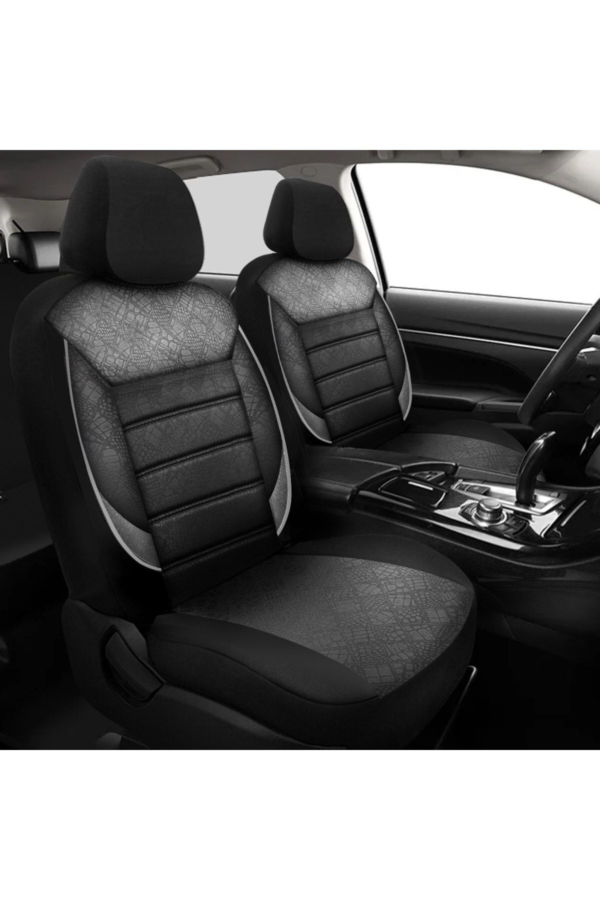 Audi A4 1994-2008 Uyumlu Koltuk Kılıfı Samma - Siyah