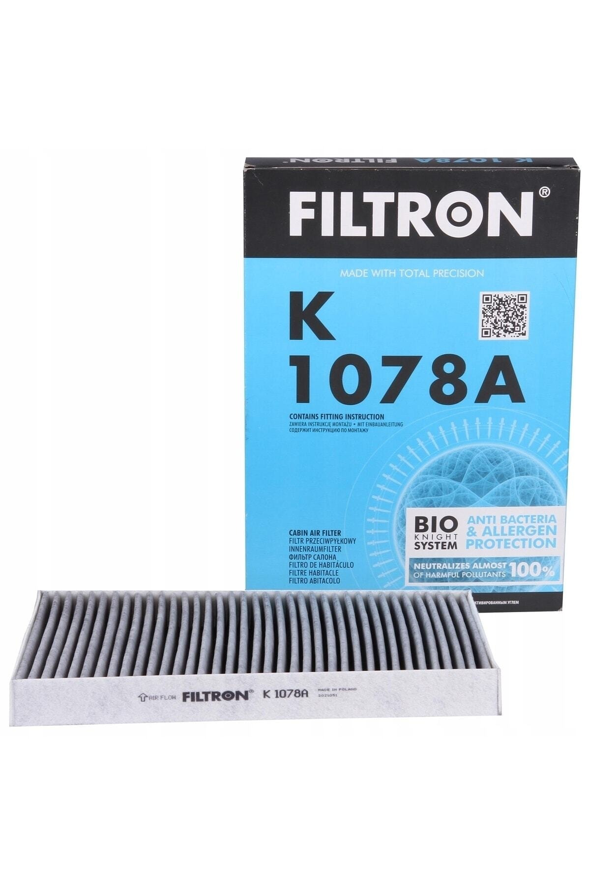 Filtron Audı A4 (8E/8H, B6+B7) 1.8 T 120Kw 163Hp Polen Kabin Filtresi K10