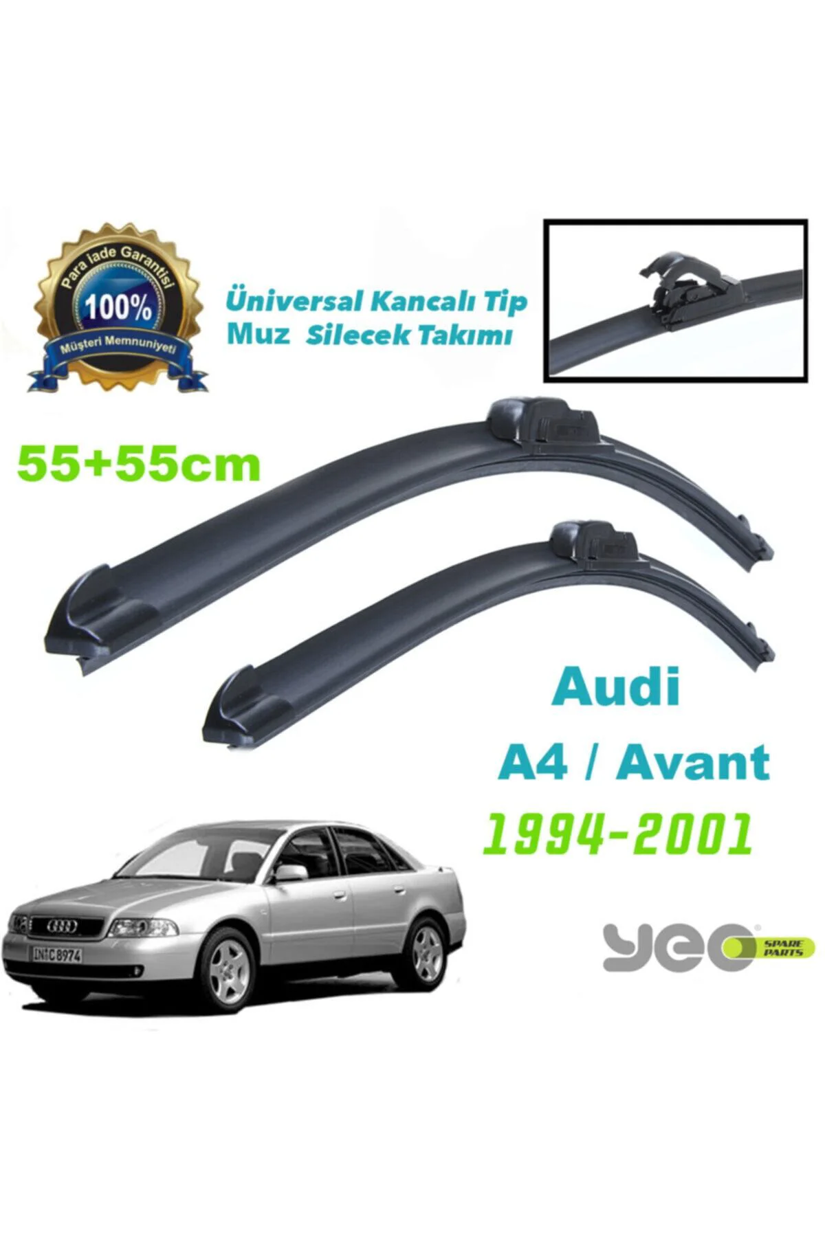 Audi A4 Aeroflex Muz Silecek Takımı