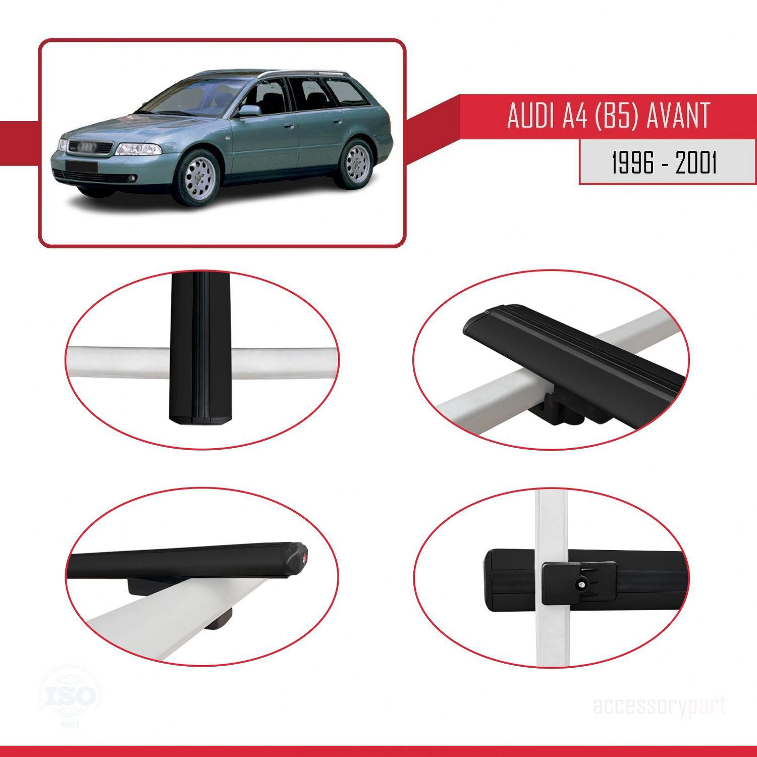 Audi A4 (B5) Avant 1996-2001 Arası ile uyumlu Basic Model Ara Atk