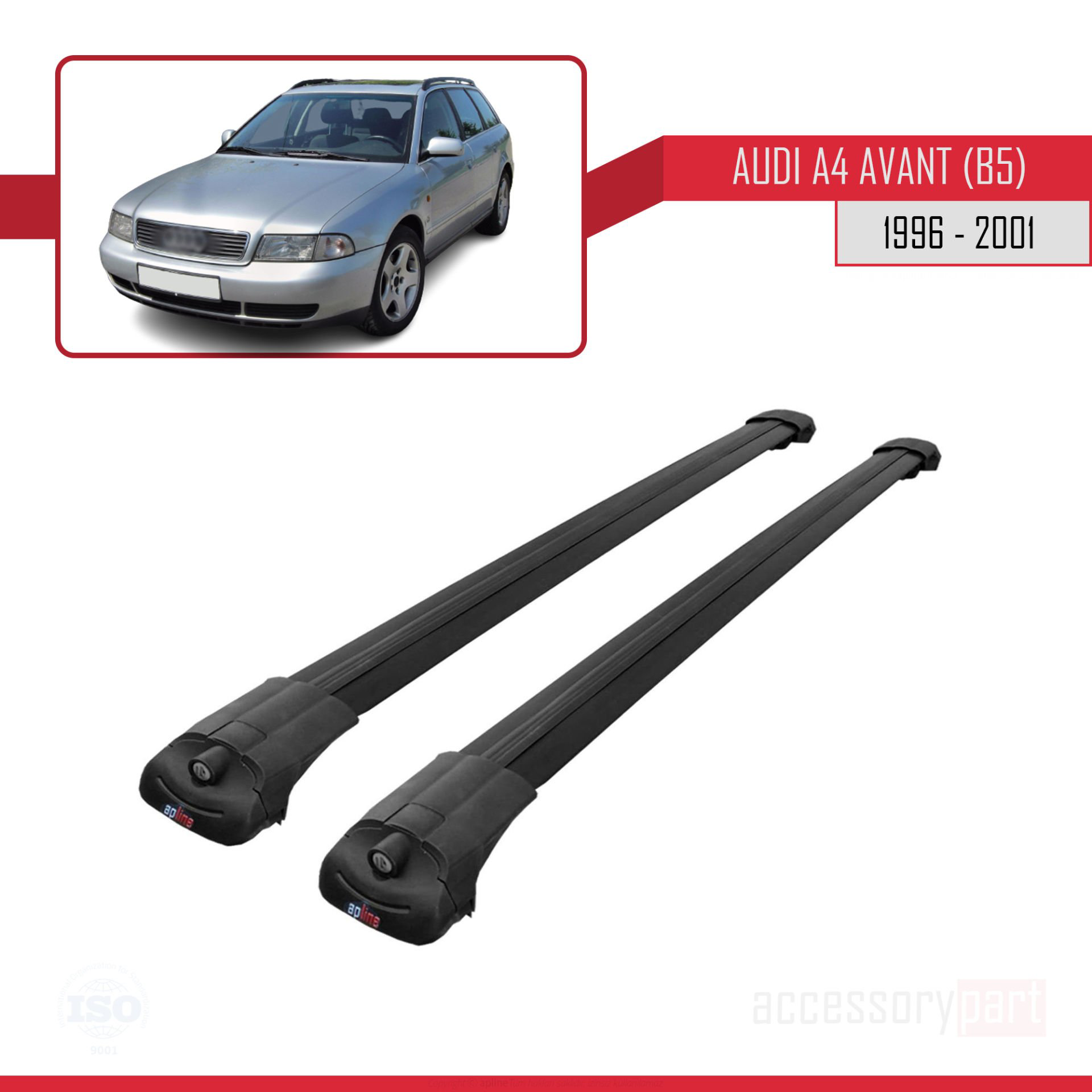 Audi A4 (B5) Avant 1996-2001 Arası ile uyumlu ACE-1 Ara Atkı Tava