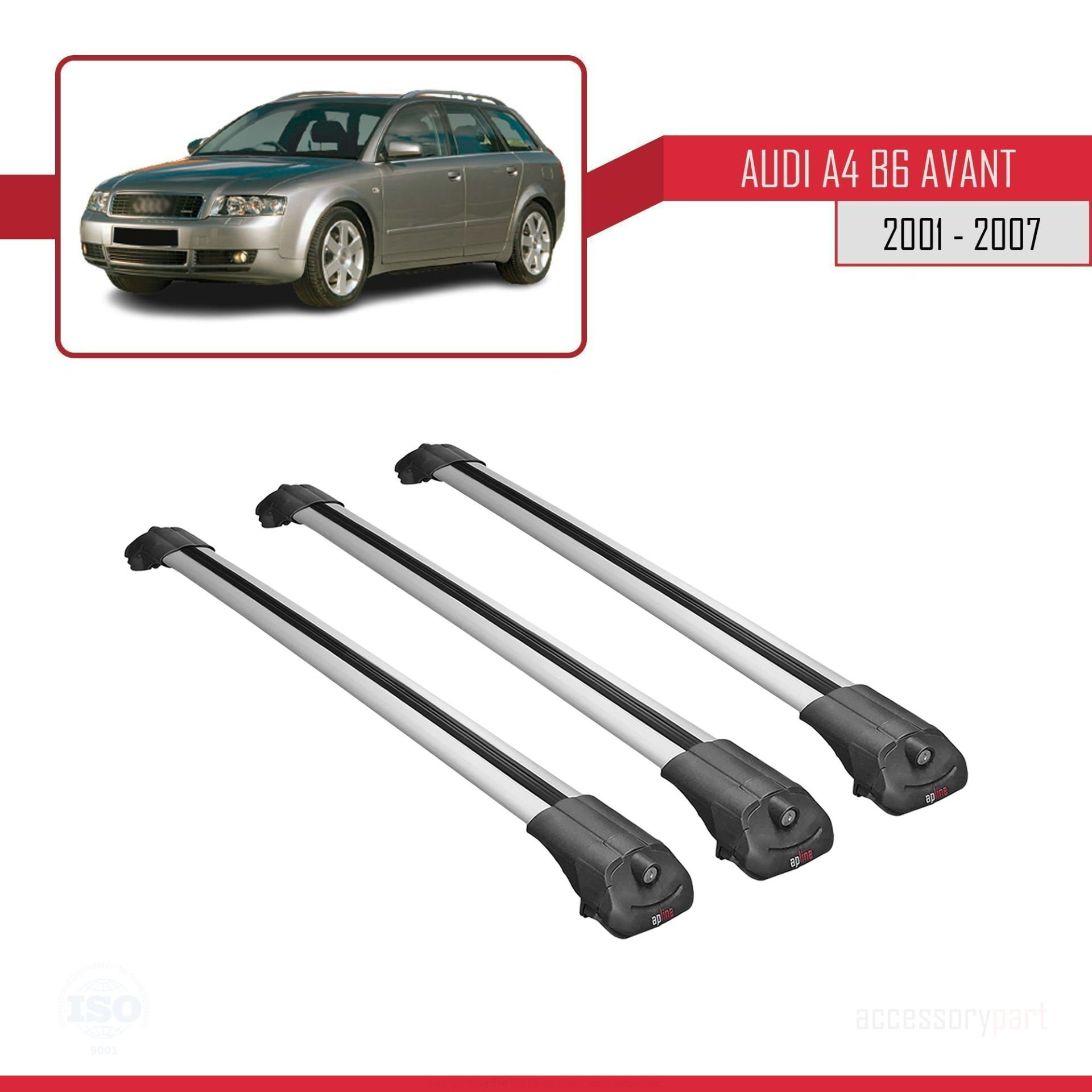 Audi A4 (B6) AVANT 2002-2004 Arası ile uyumlu ACE-1 Ara Atkı Tava