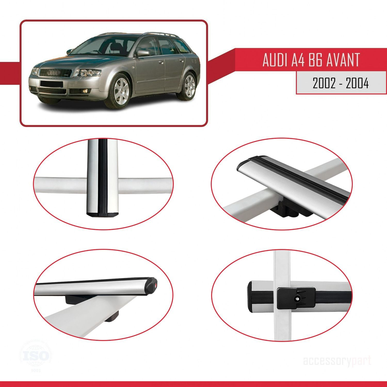 Audi A4 (B6) AVANT 2002-2004 Arası ile uyumlu Basic Model Ara Atk